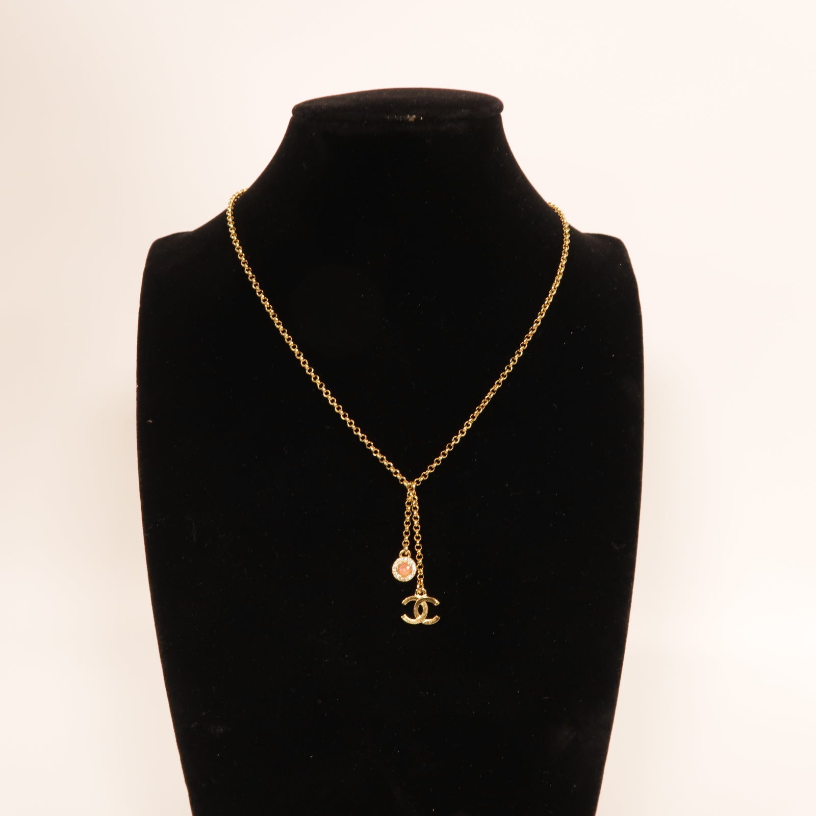 CHANEL 金屬Necklace項鍊金色