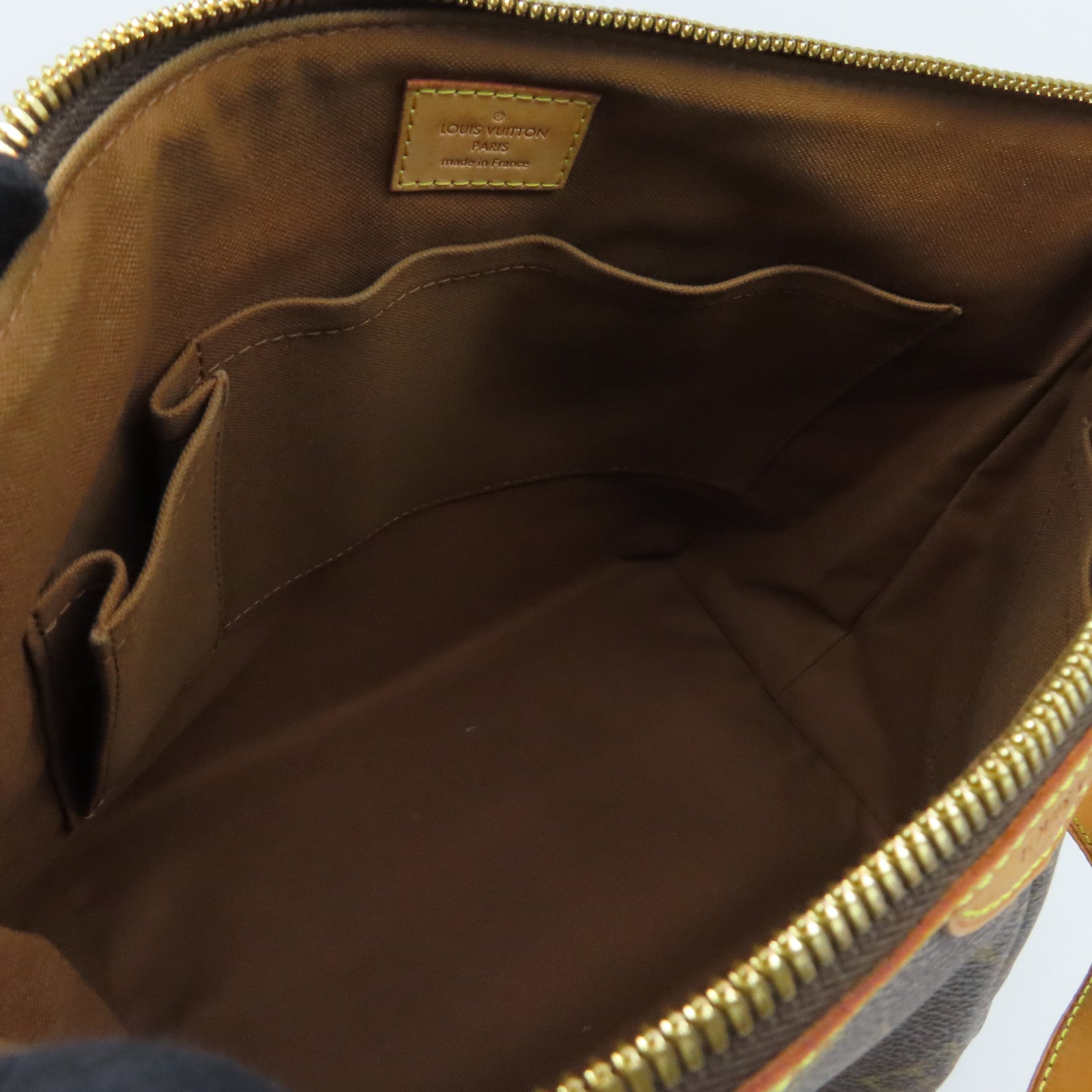 LOUIS VUITTON Monogram Palermo PM金扣手挽肩背兩用袋啡色