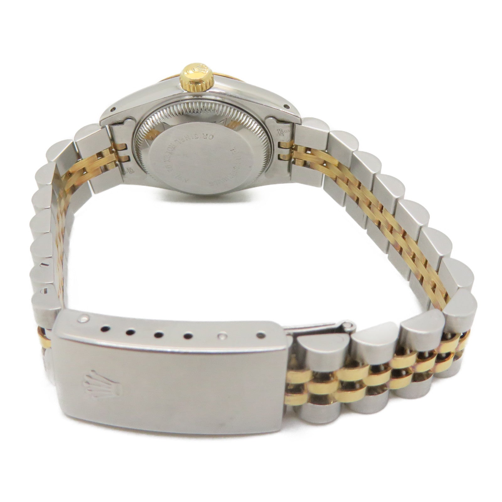 ROLEX [Sharp Discount] Datejust 18K Gold/Stainless Steel Watch Automatic Movement Gold