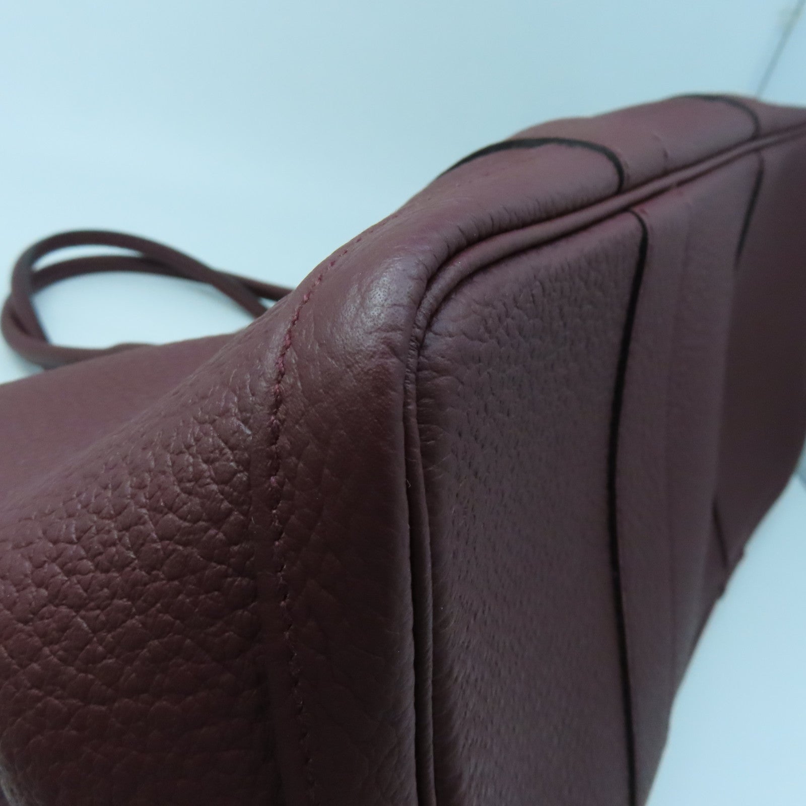 HERMES 【激減優惠】Negonda Garden Party PM Tote Bag銀扣手挽袋伯爾多