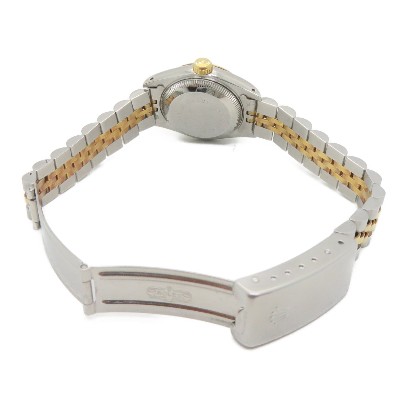 ROLEX [Sharp Discount] Datejust 18K Gold/Stainless Steel Watch Automatic Movement Gold