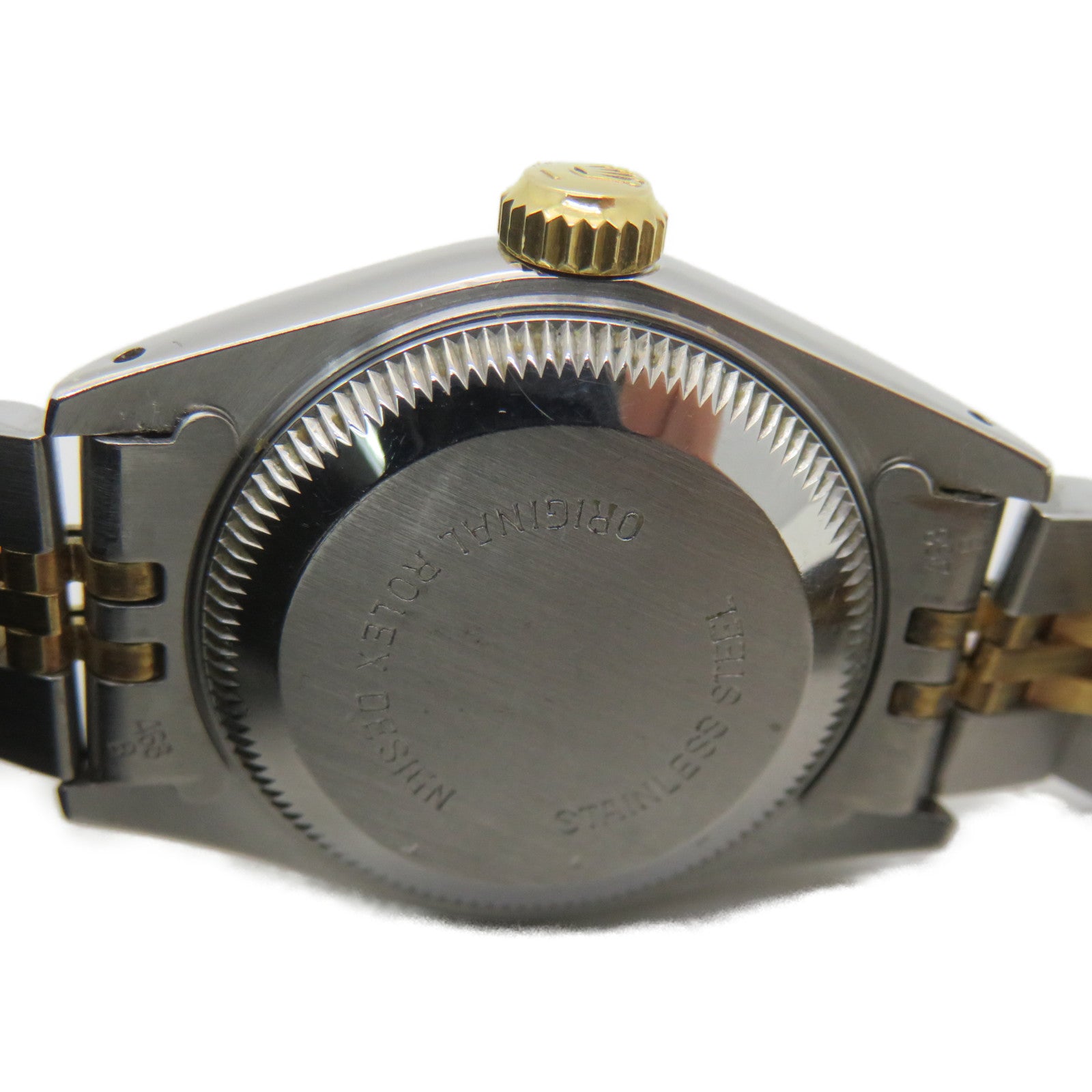 ROLEX [Sharp Discount] Datejust 18K Gold/Stainless Steel Watch Automatic Movement Gold