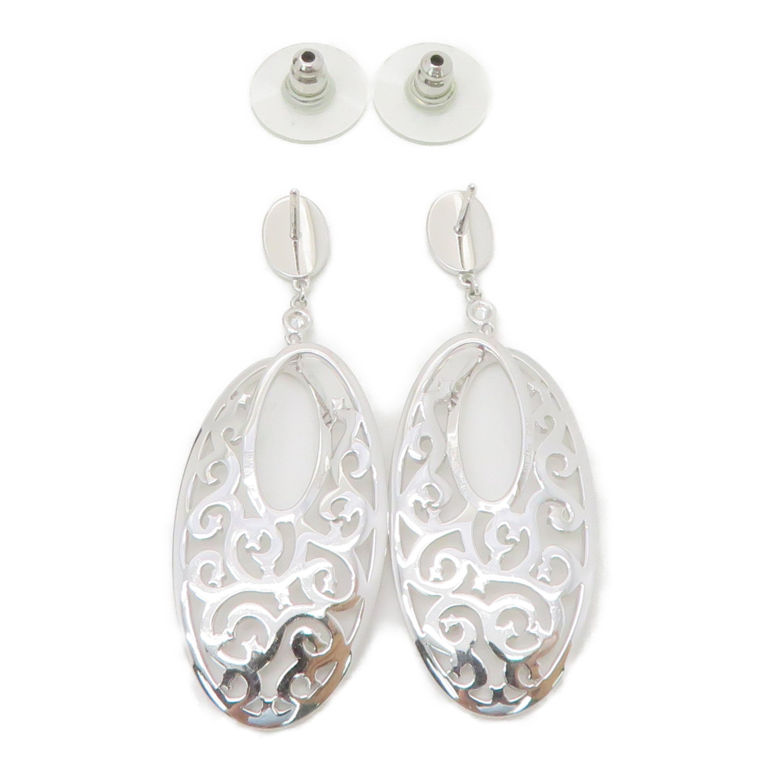 JEWELRY 【激减优惠】18K白金Diamond Earrings 1.23ct钻石耳环