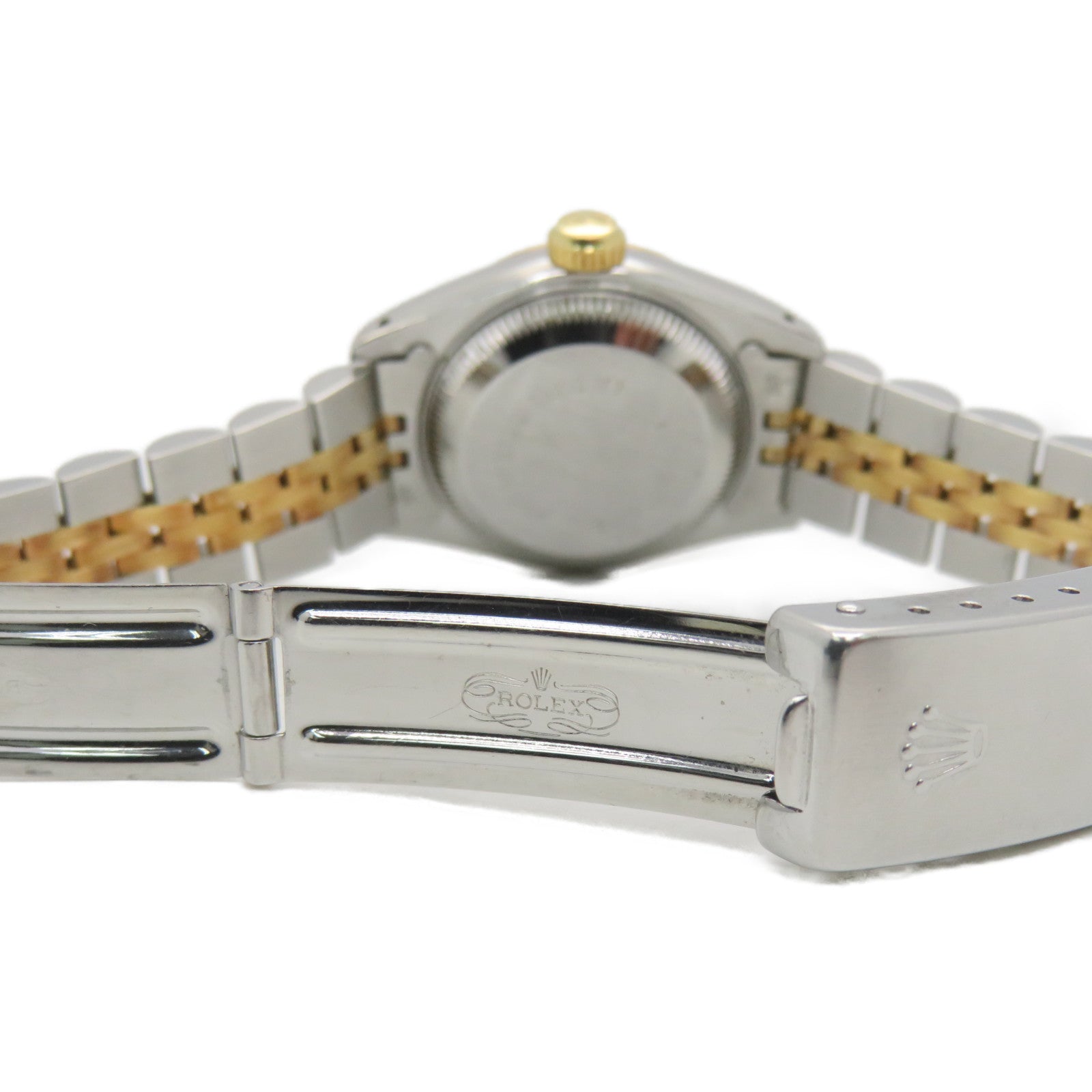 ROLEX [Sharp Discount] Datejust 18K Gold/Stainless Steel Watch Automatic Movement Gold