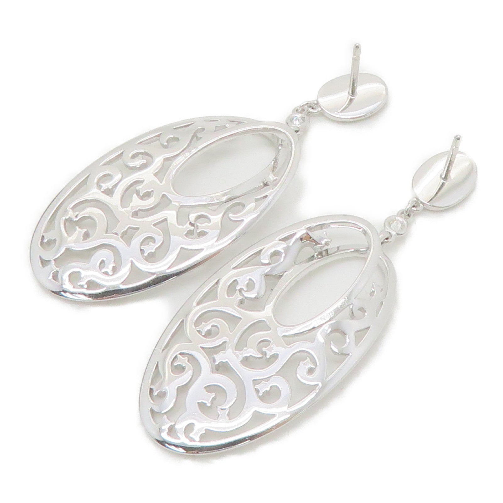 JEWELRY 【激减优惠】18K白金Diamond Earrings 1.23ct钻石耳环