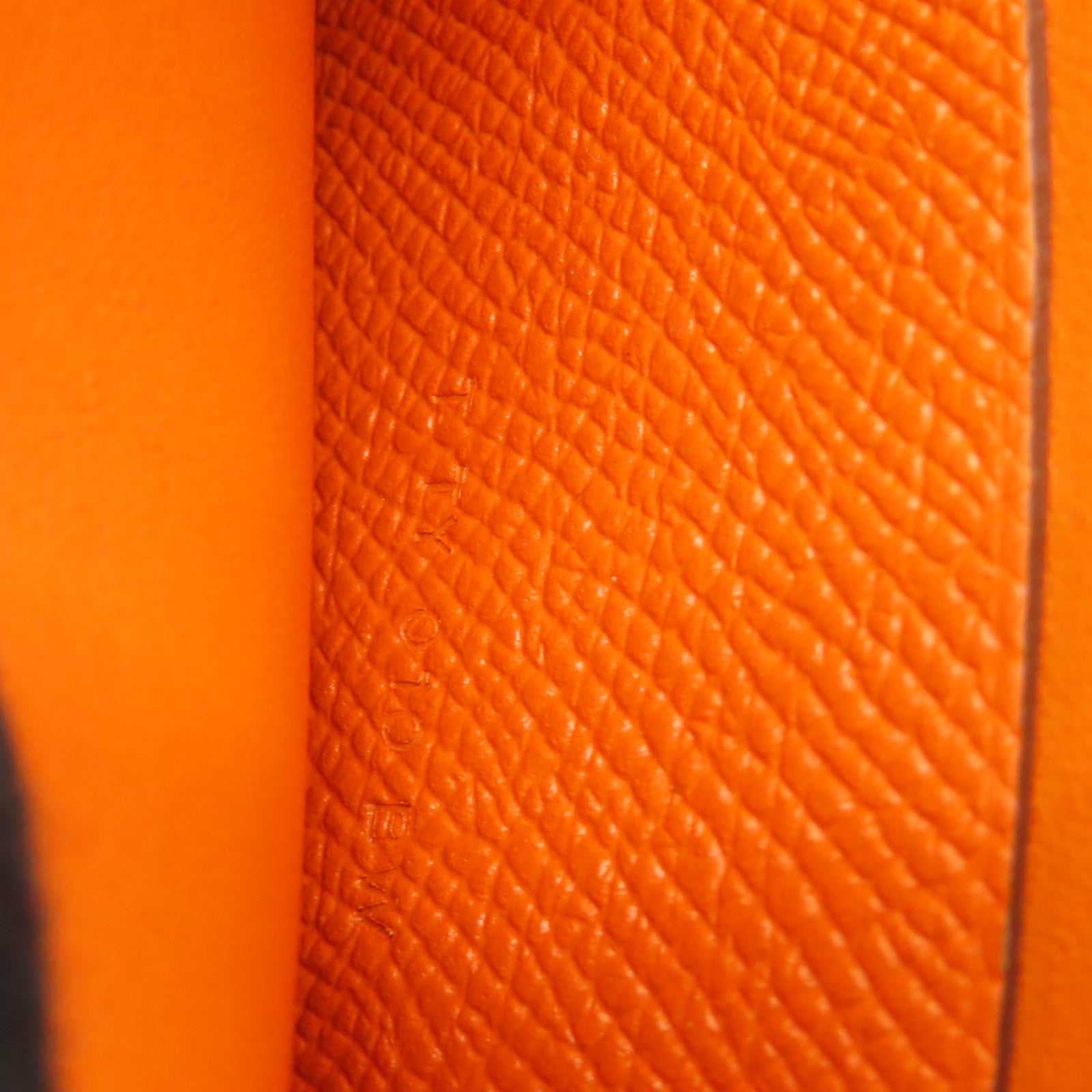 HERMES 【激減優惠】Epsom皮革Card Case卡片套/手拿包Orange/橙色