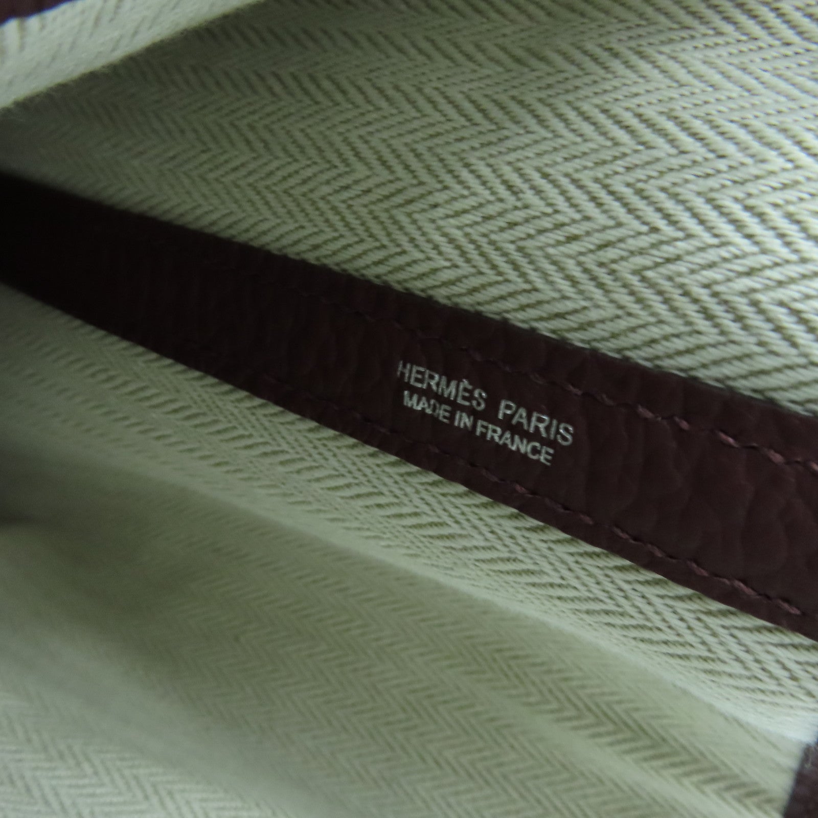 HERMES 【激減優惠】Negonda Garden Party PM Tote Bag銀扣手挽袋伯爾多