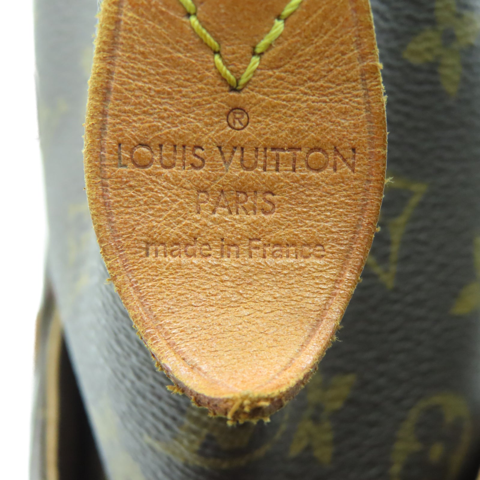 LOUIS VUITTON Monogram Totally MM金扣手挽袋棕色