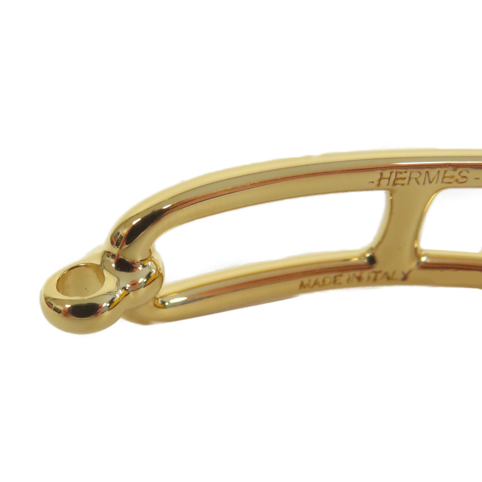 HERMES Swift皮革Roulis double Tour Bracelet金扣手鐲海葵紫色