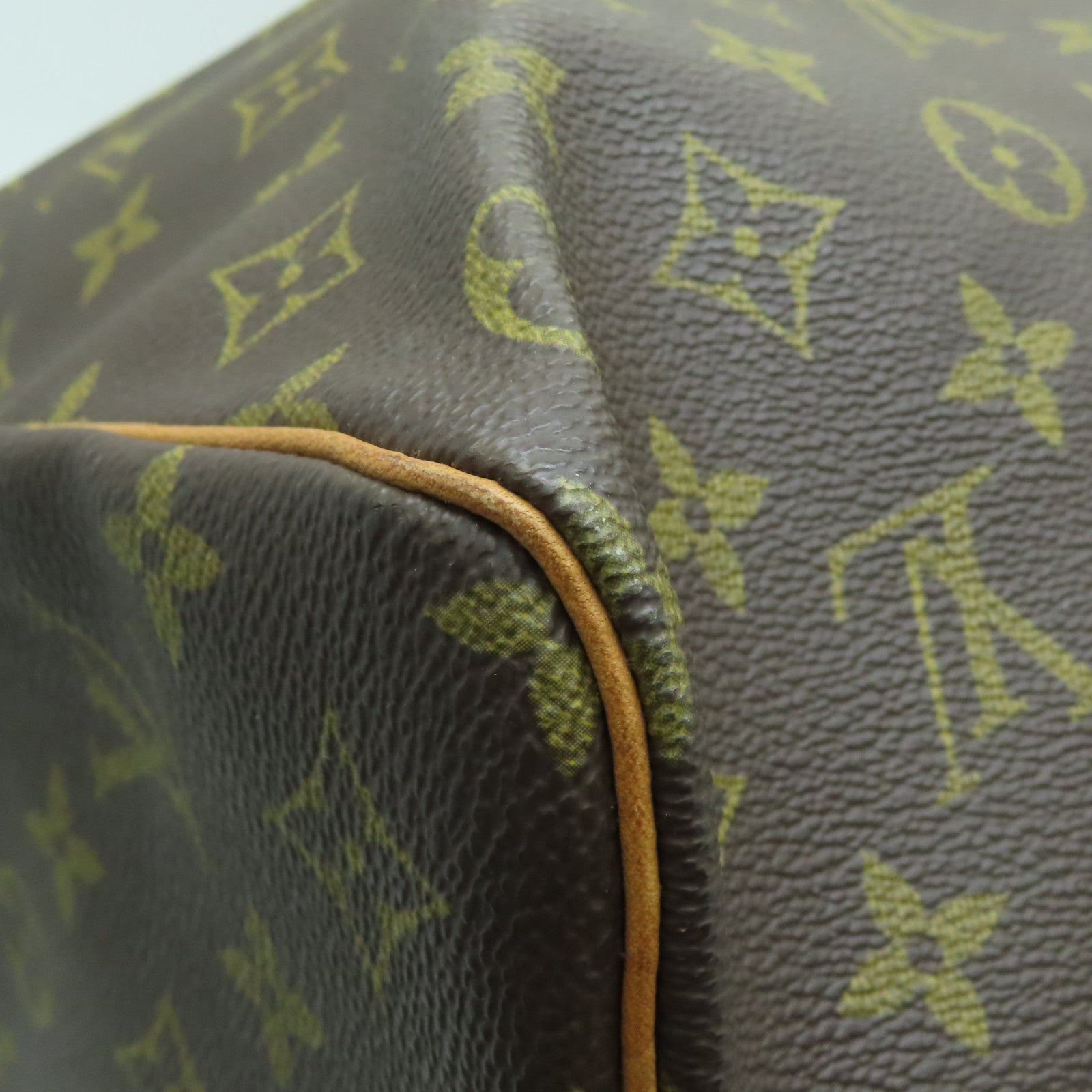 LOUIS VUITTON Monogram Keepall 50金扣波士頓包啡色