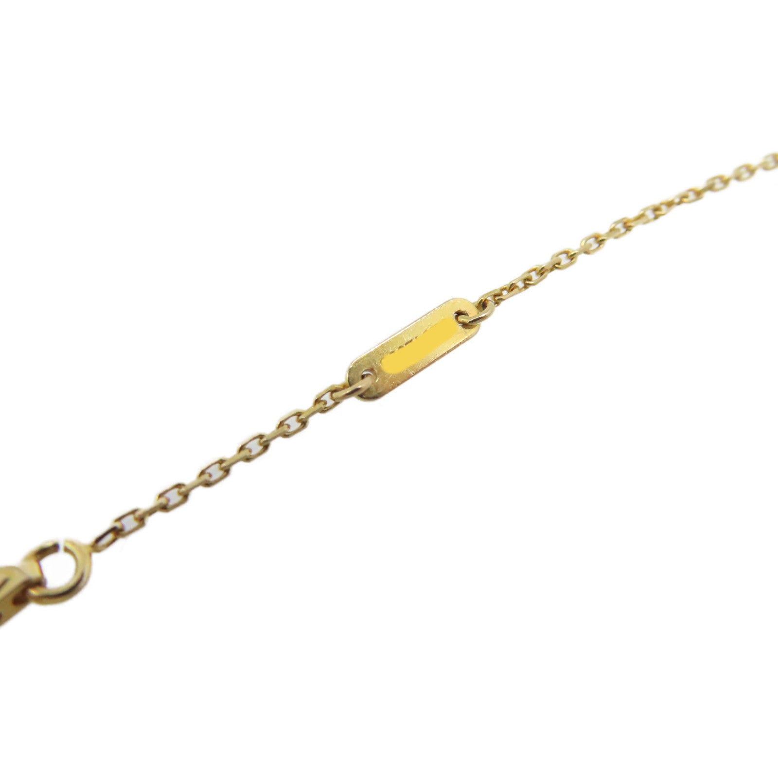 Van Cleef & Arpels 18K黃金/紅玉髓Sweet Alhambra Necklace項鏈紅色/金色