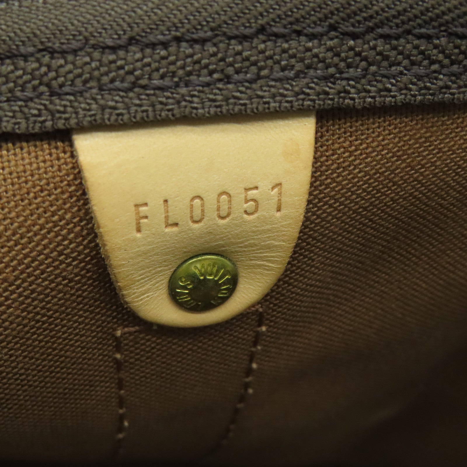LOUIS VUITTON Monogram Keepall 50金扣波士頓包啡色