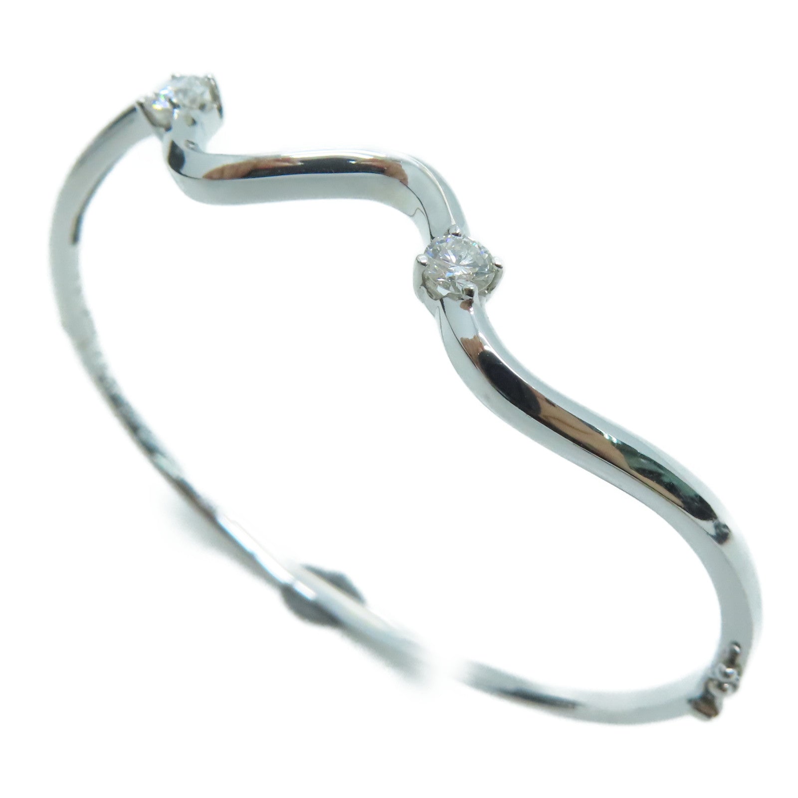 JEWELRY 【激減優惠】18K白金0.16ct 0.24ct鑽石手鐲