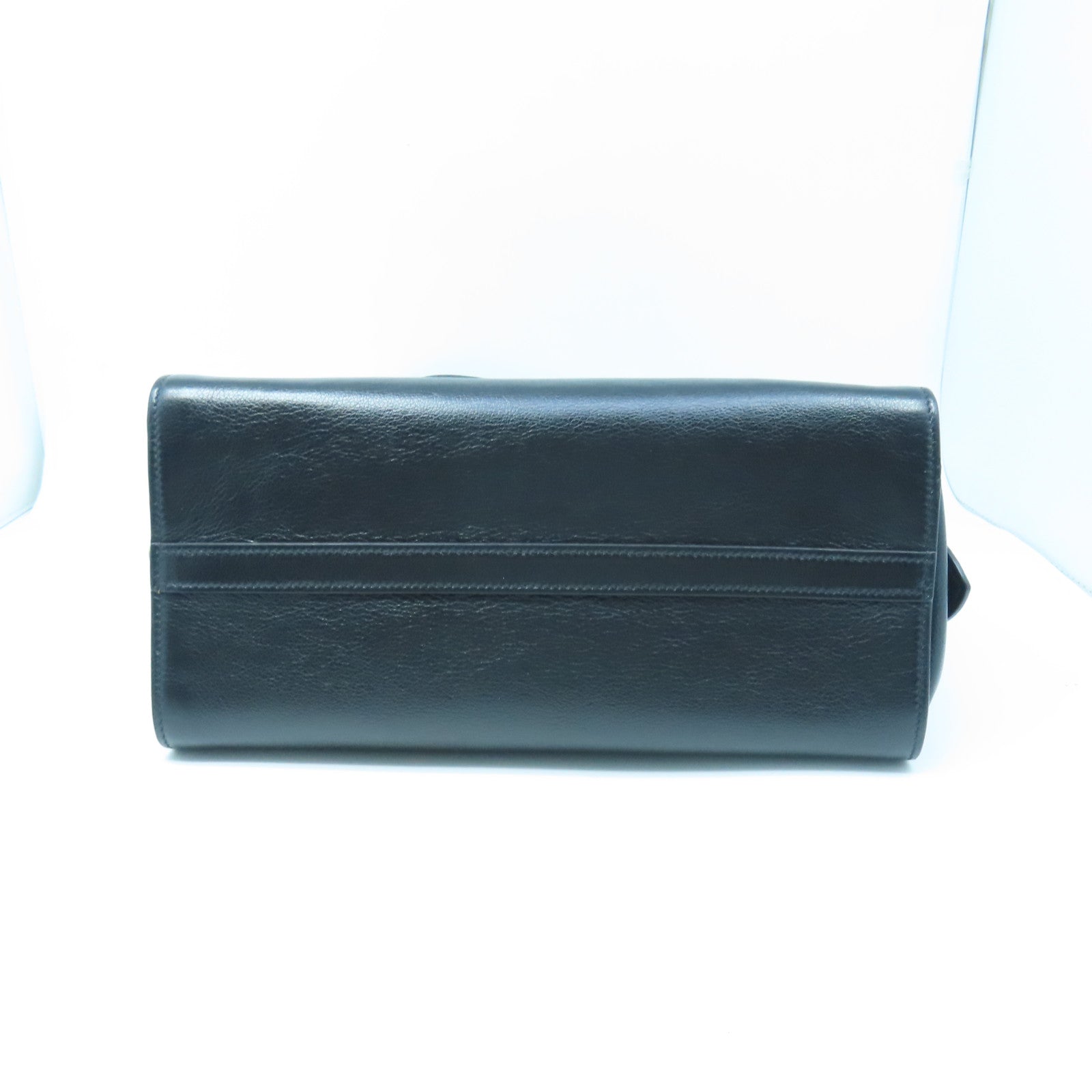 PRADA 牛皮皮革Bag金扣手挽肩背两用袋黑色
