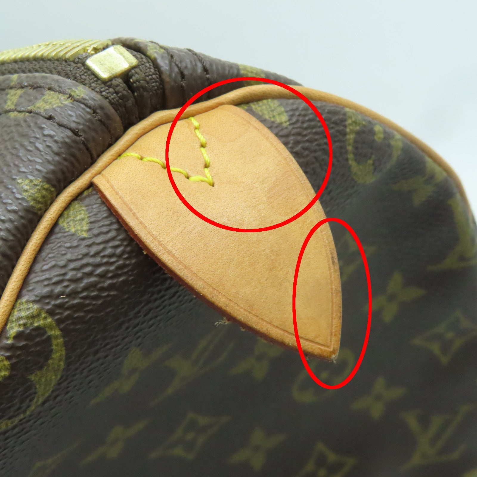 LOUIS VUITTON Monogram Keepall 50金扣波士頓包啡色
