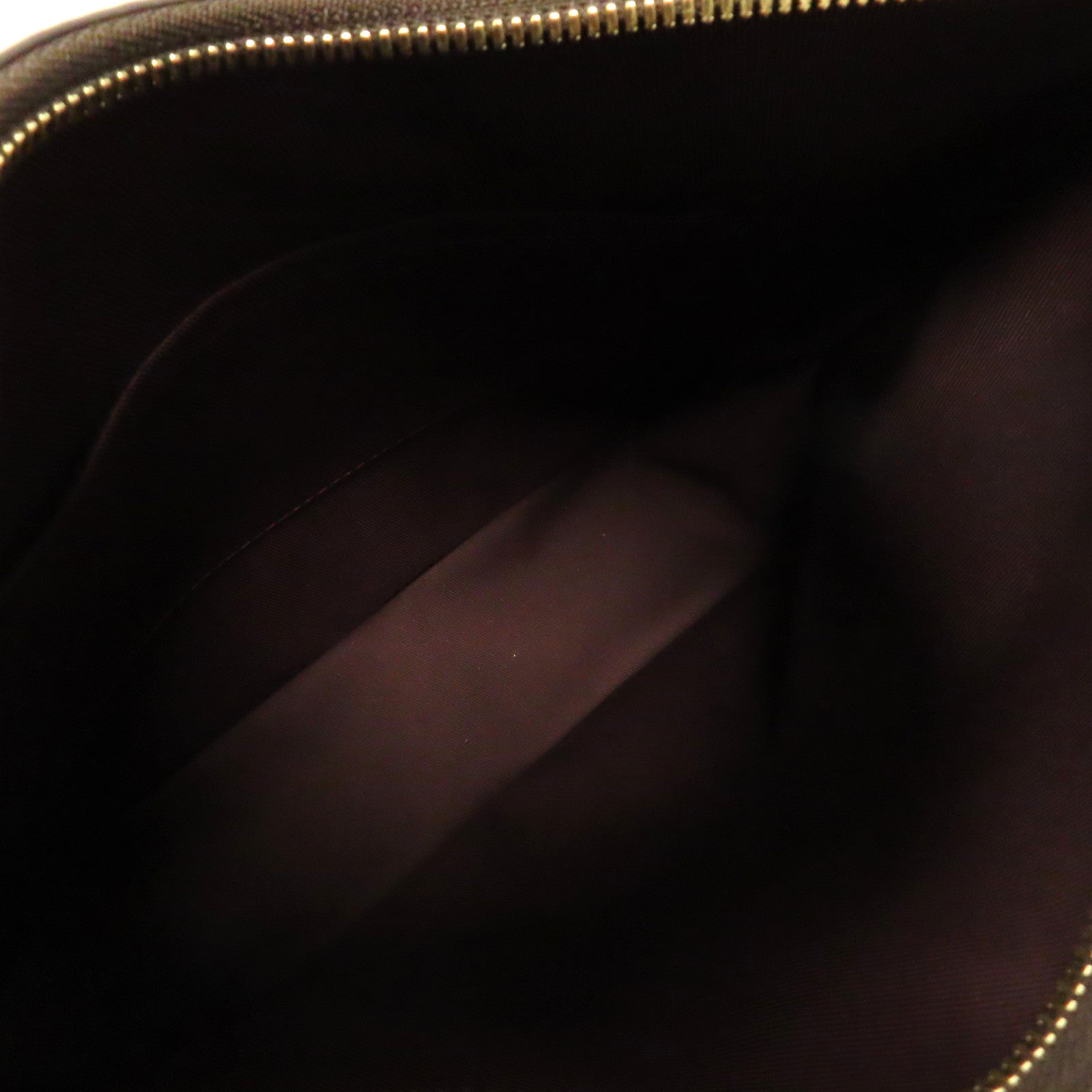 LOUIS VUITTON Monogram Odeon PM金扣肩背袋啡色