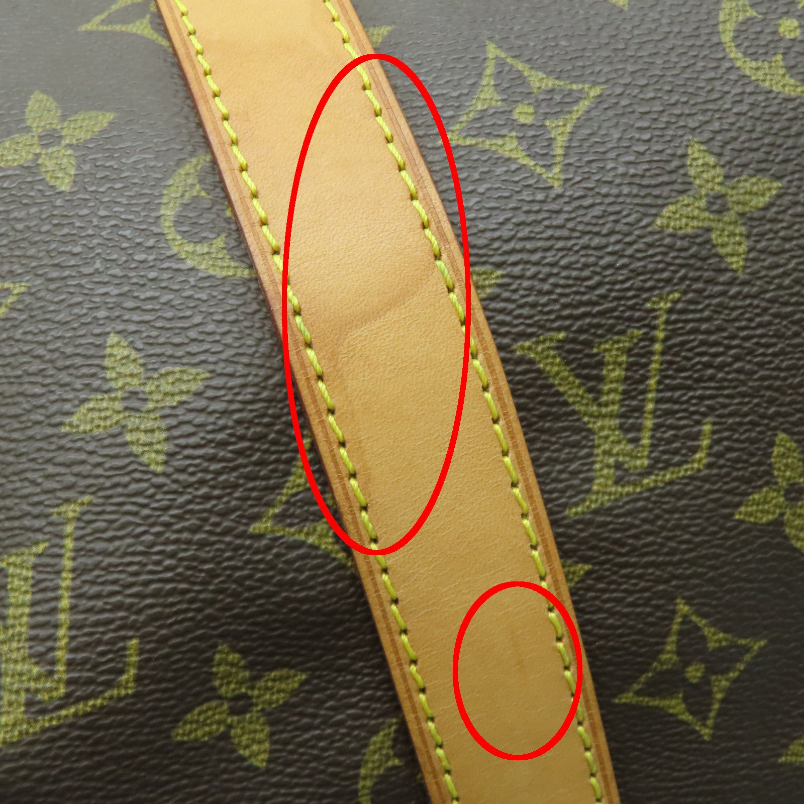 LOUIS VUITTON Monogram Keepall 50金扣波士頓包啡色