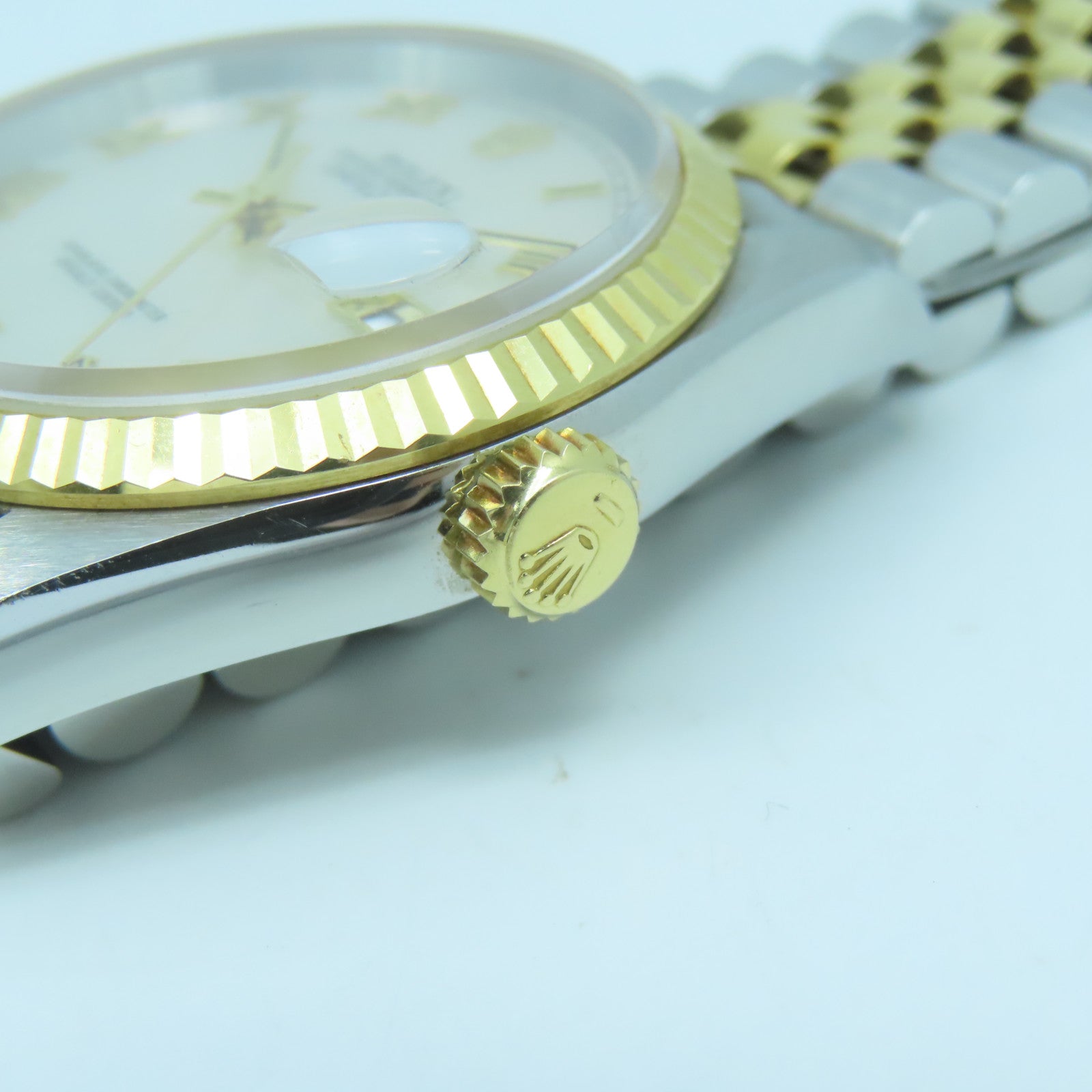 ROLEX 18K黃金/不鏽鋼Datejust手錶#16cm