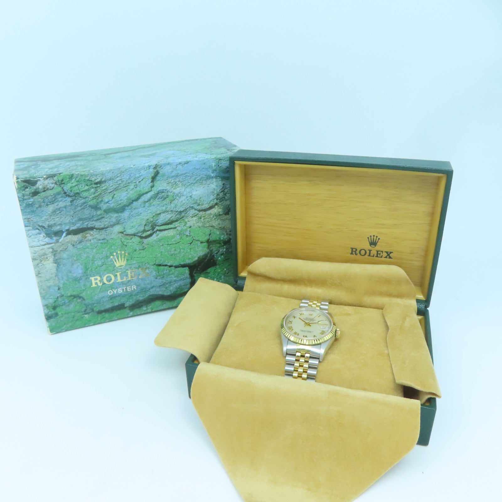 ROLEX 18K黃金/不鏽鋼Datejust手錶#16cm
