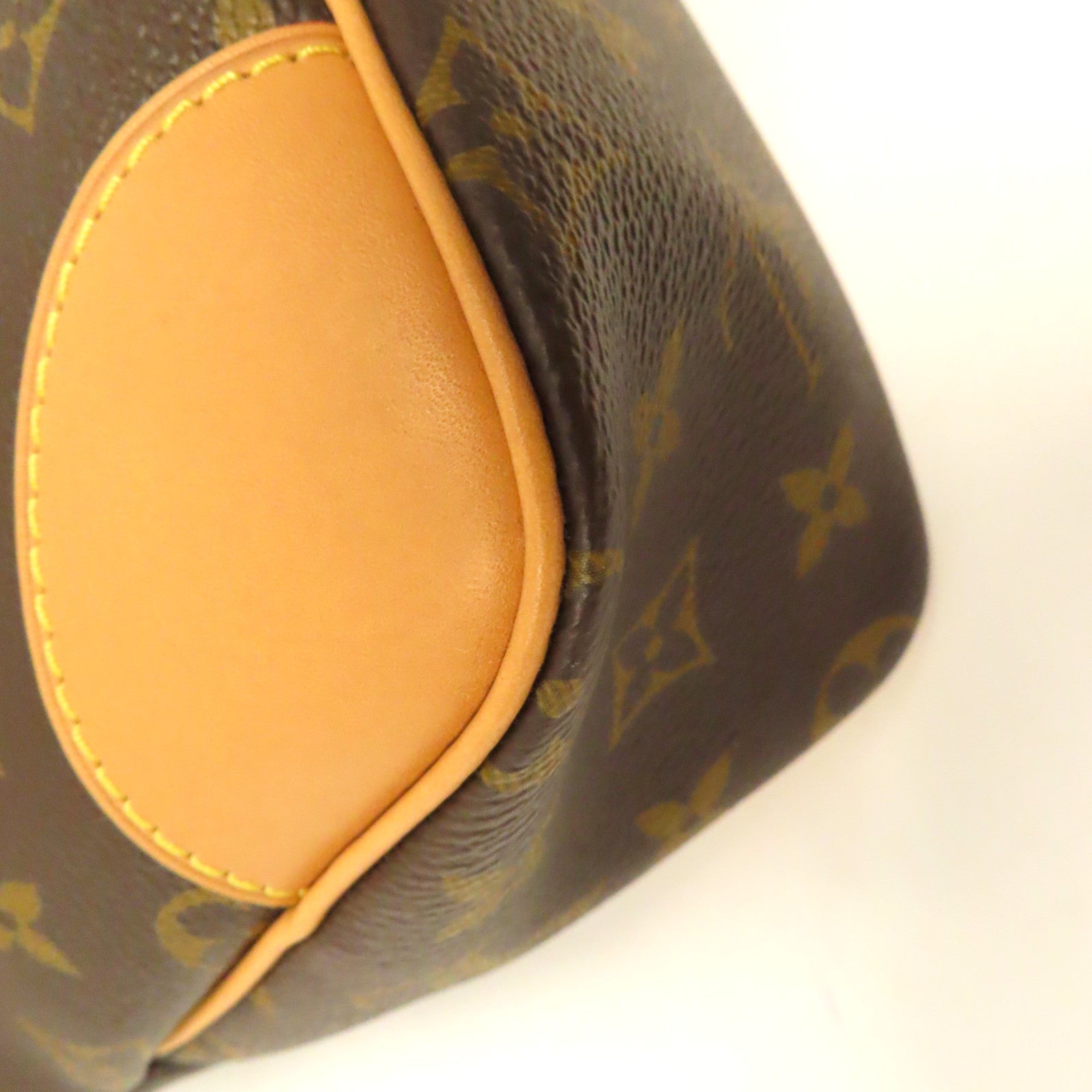 LOUIS VUITTON Monogram Odeon PM金扣肩背袋啡色