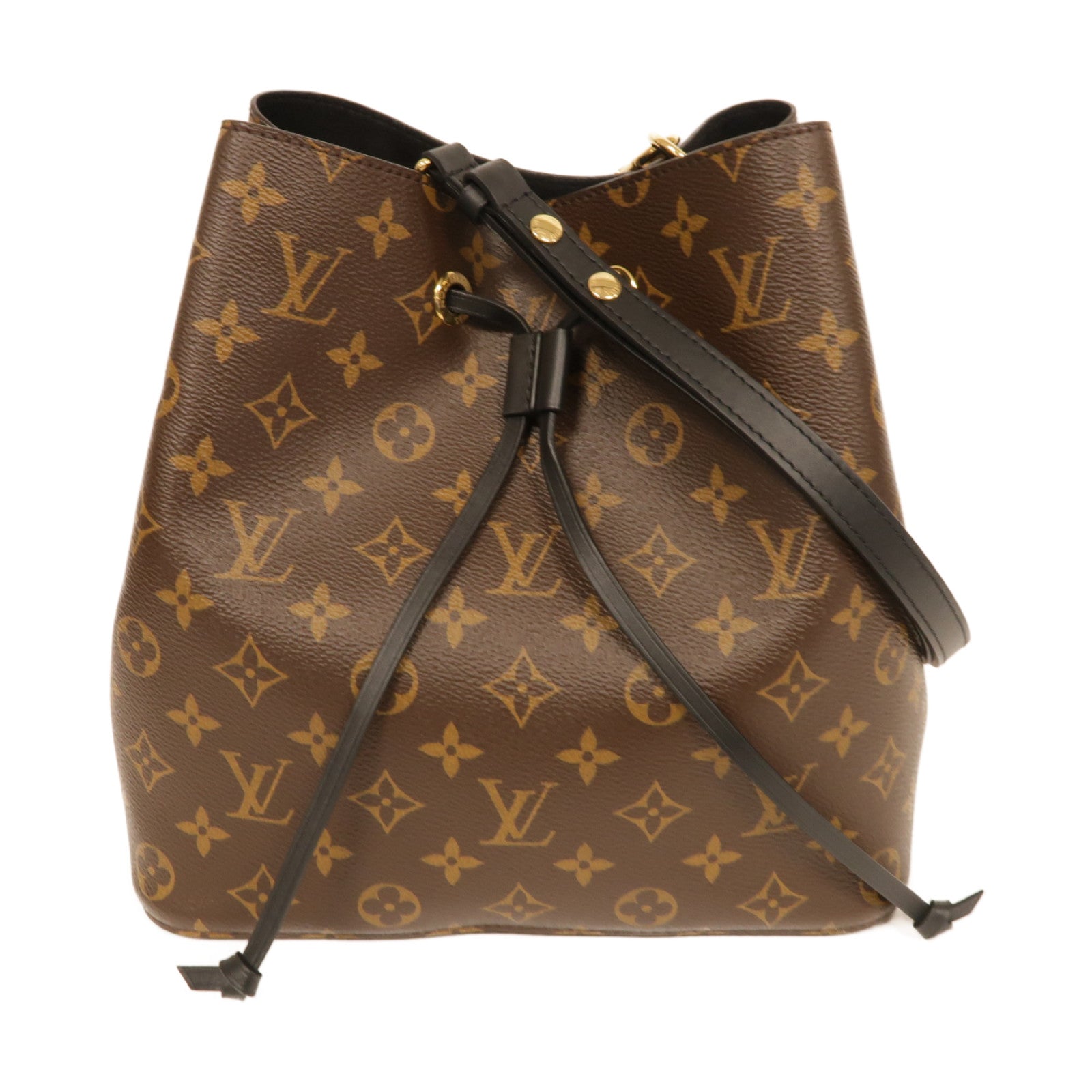 LOUIS VUITTON Monogram Neo Noe MM金扣肩背袋啡色