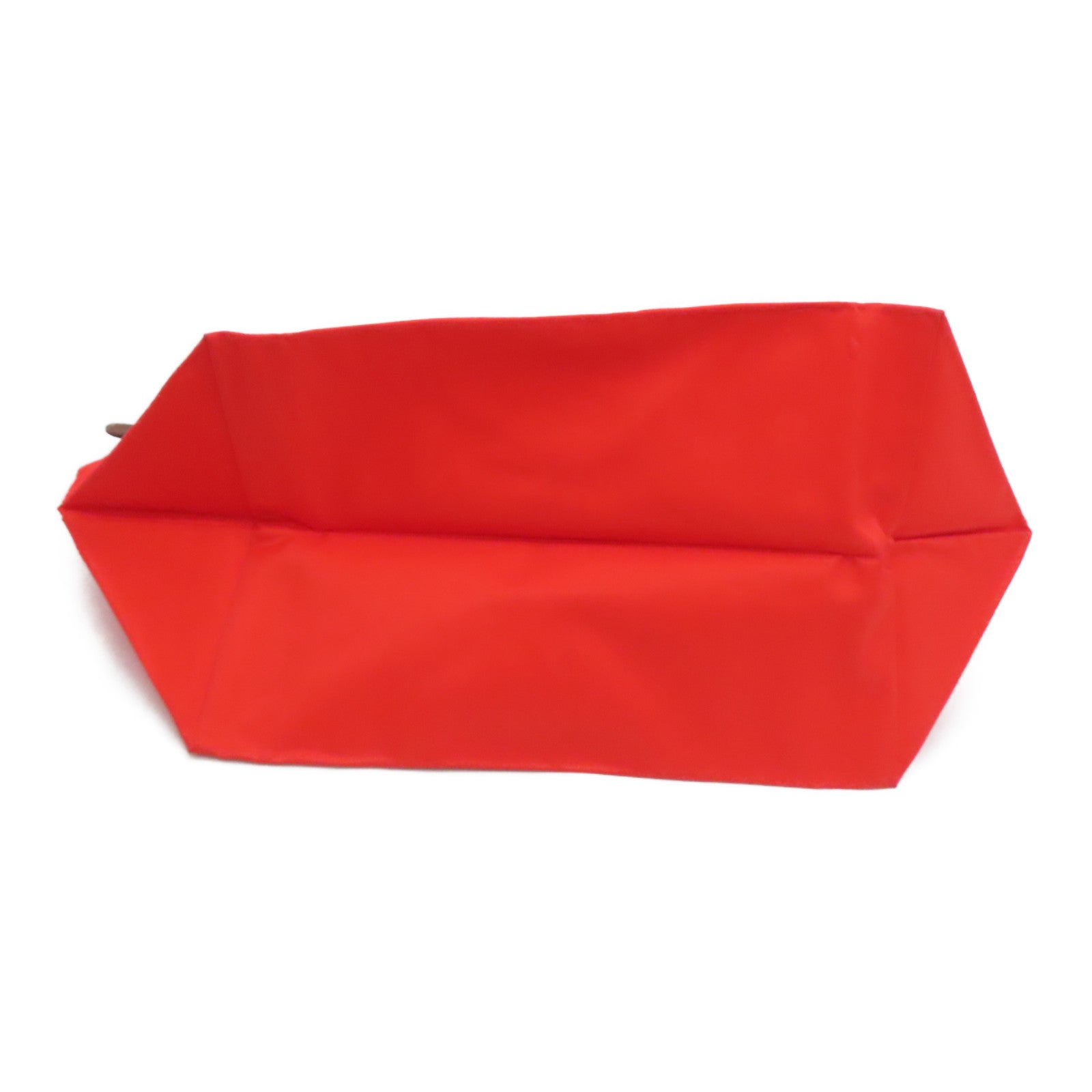 Longchamp 尼龙Handbag可折叠手挽袋红色/啡色