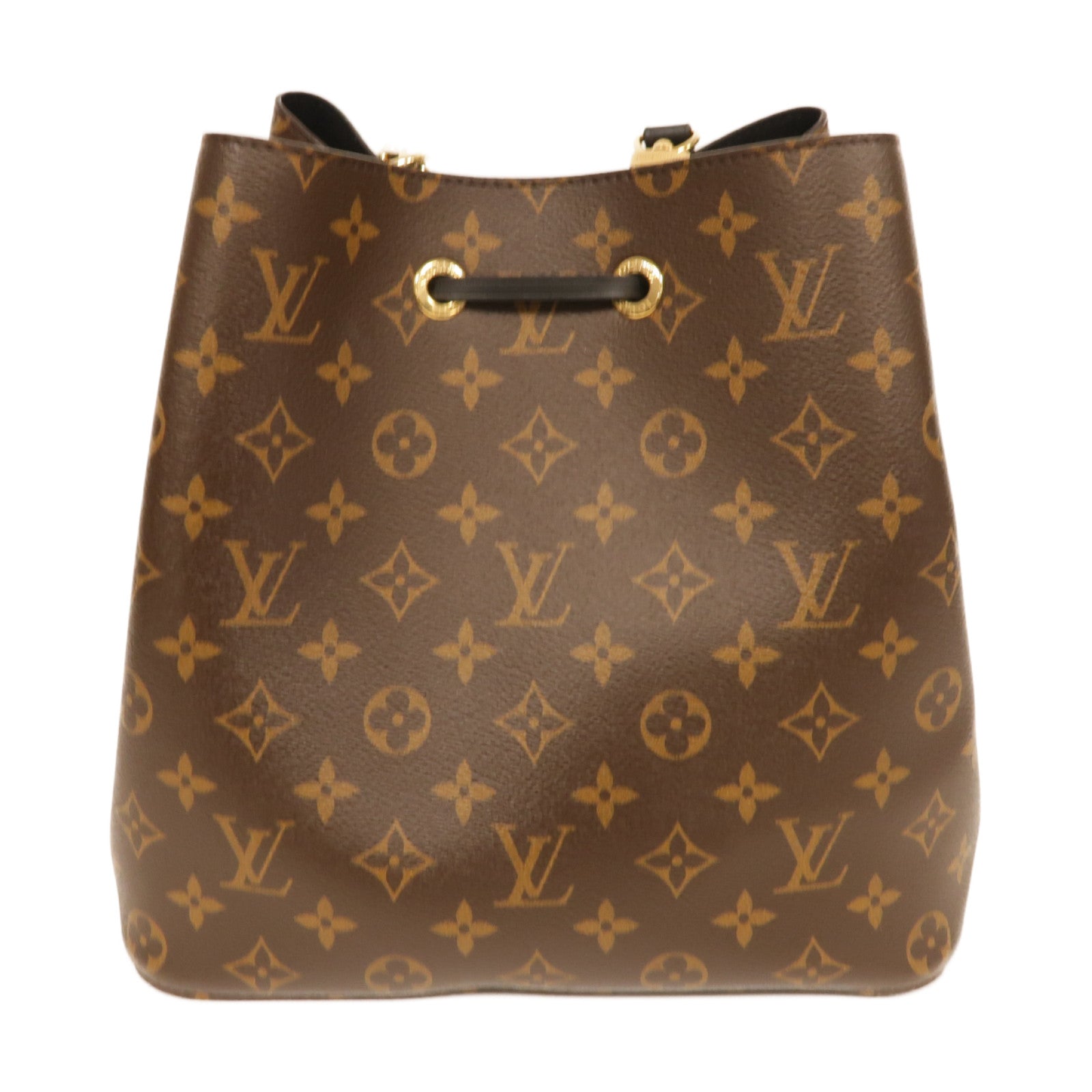 LOUIS VUITTON Monogram Neo Noe MM金扣肩背袋啡色