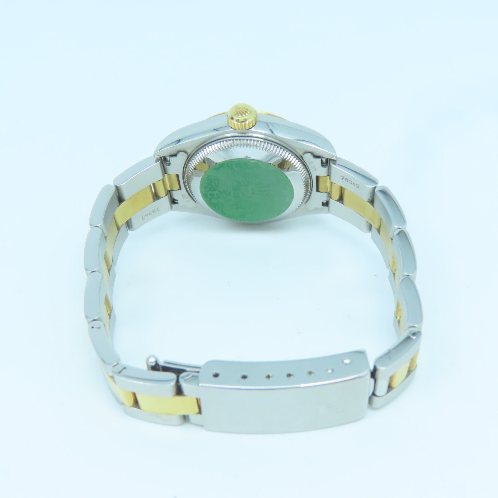 ROLEX 18K黃金/不鏽鋼Datejust手錶#15.75cm