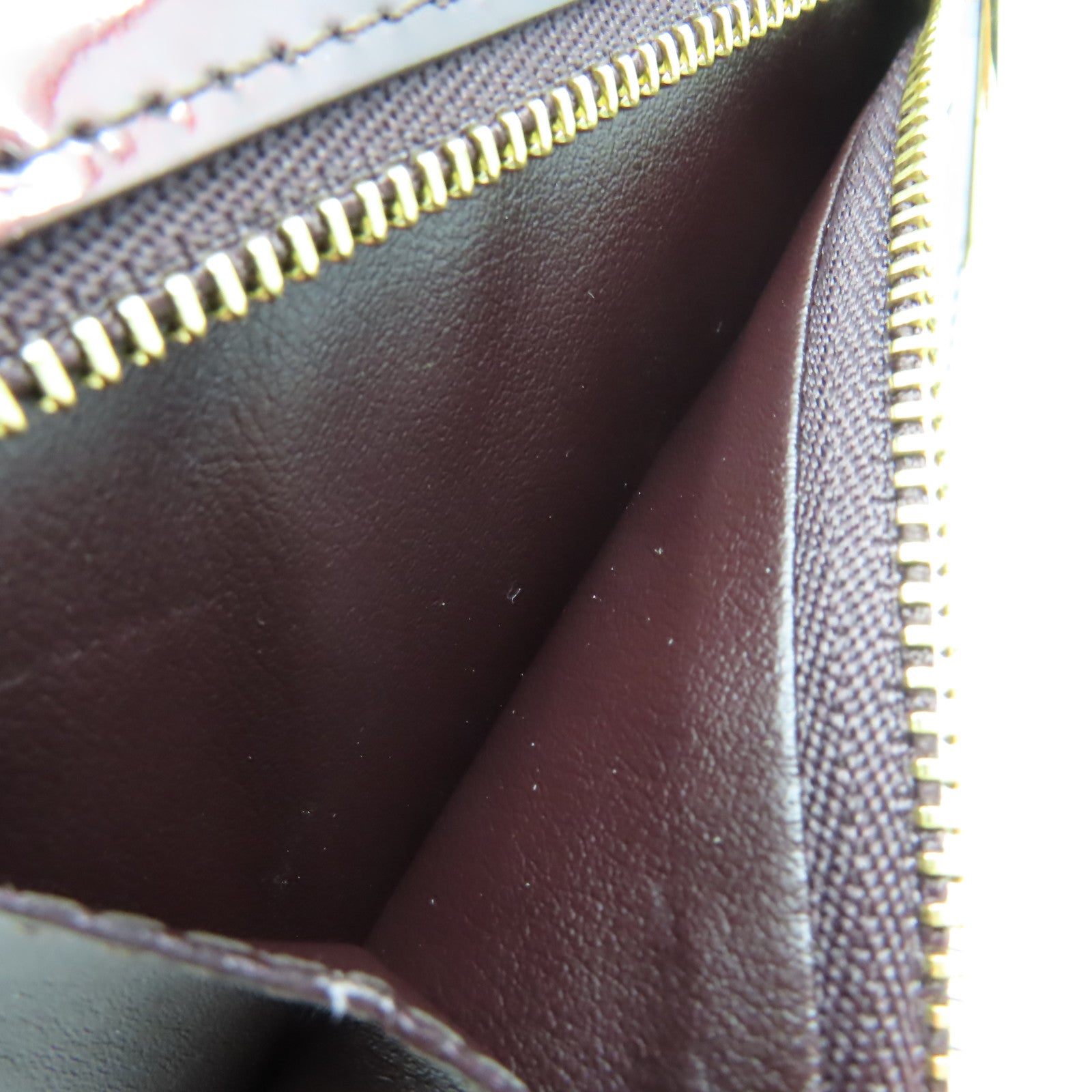 LOUIS VUITTON 【激減優惠】Monogram Vernis Koala Fold Wallet金扣錢包紅色