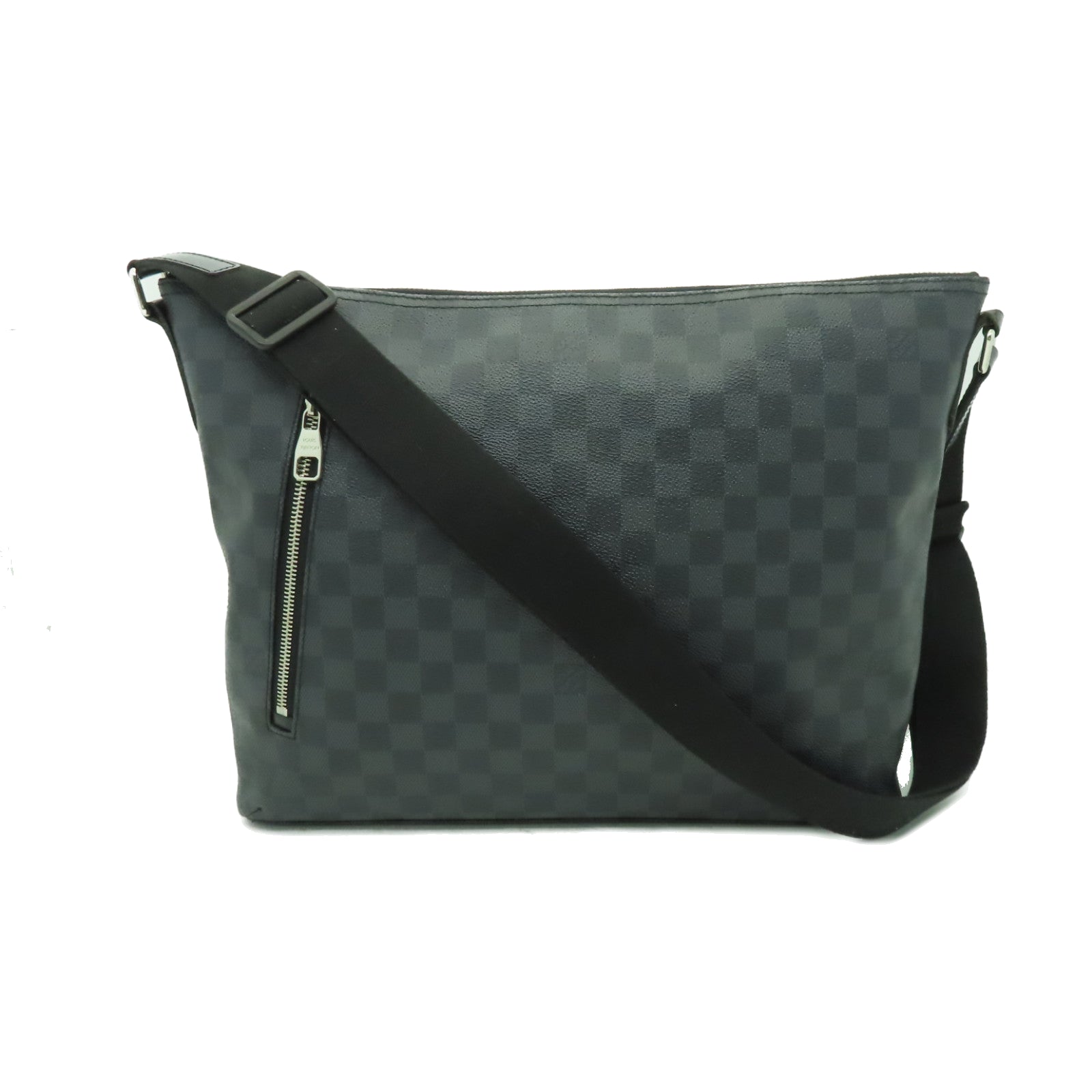 LOUIS VUITTON Damier Graphite Mick MM肩背袋黑色