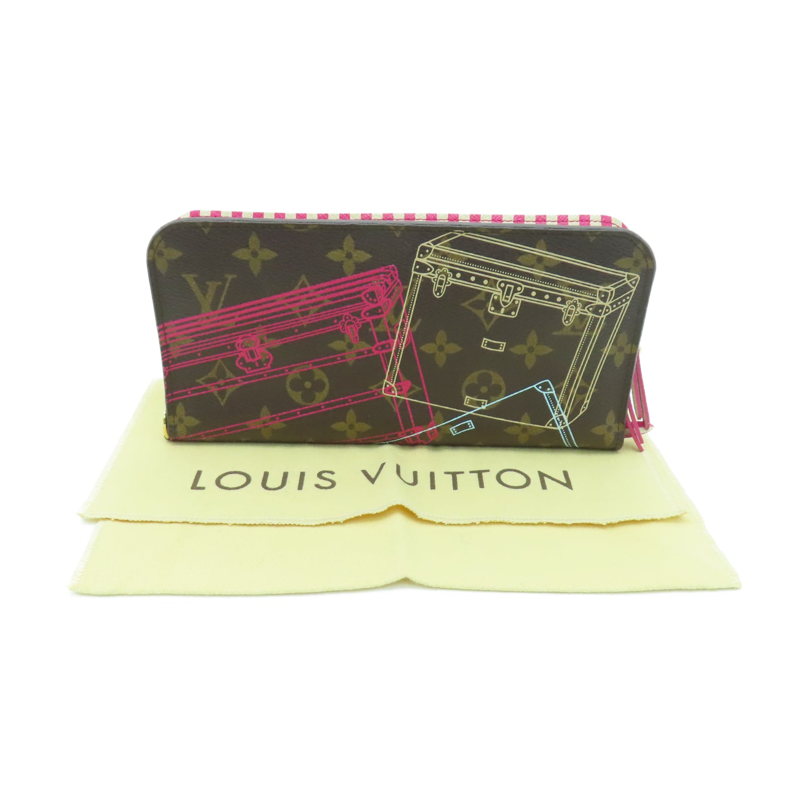 LOUIS VUITTON 【激減優惠】Monogram Long Wallet金扣長錢包棕色