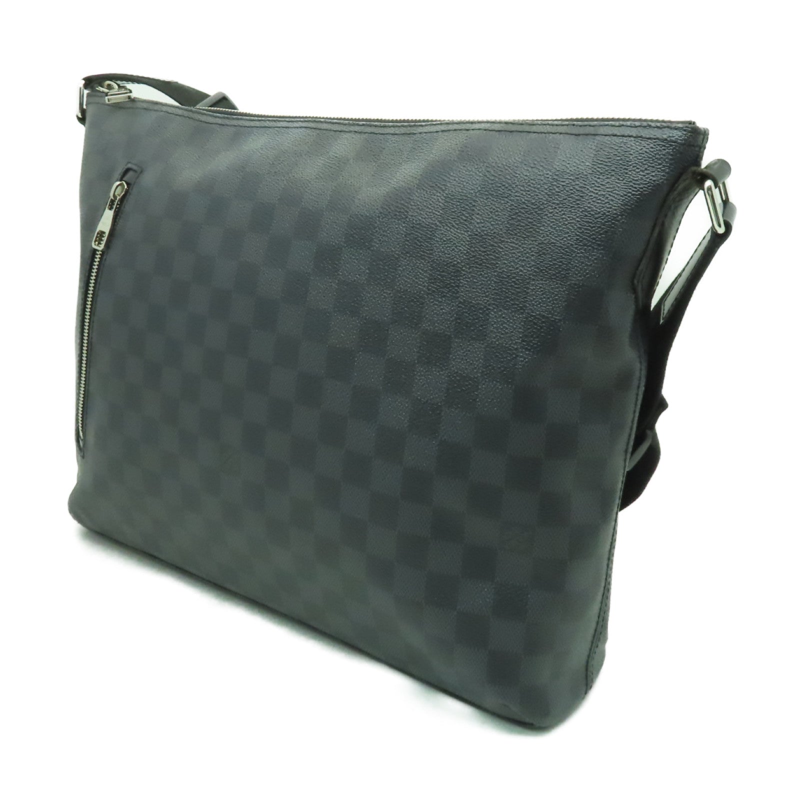 LOUIS VUITTON Damier Graphite Mick MM肩背袋黑色