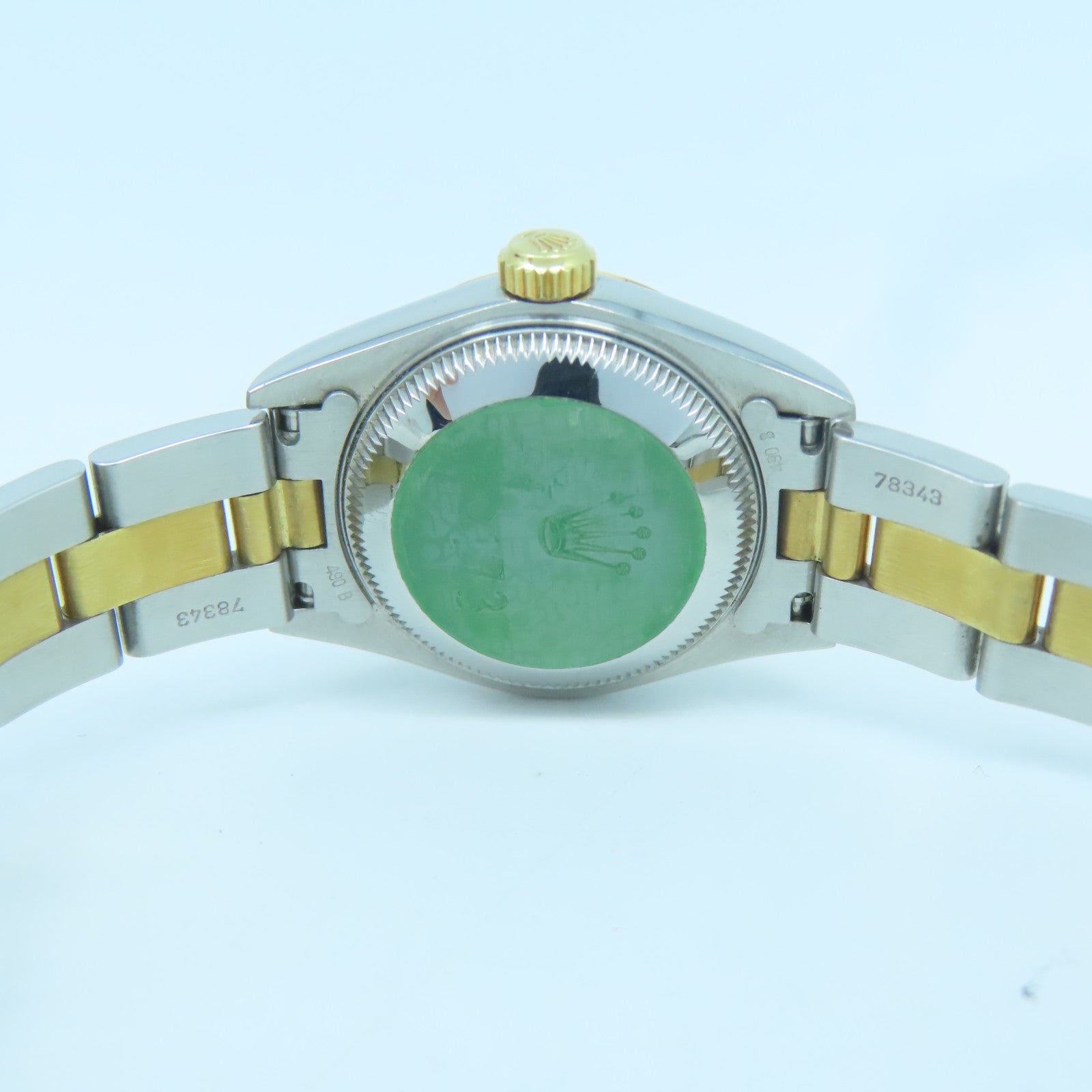 ROLEX 18K黃金/不鏽鋼Datejust手錶#15.75cm
