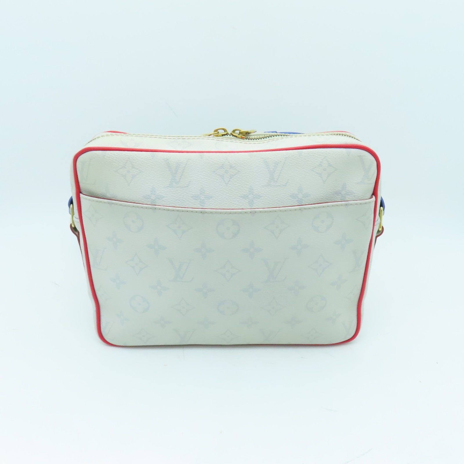 LOUIS VUITTON 【激減優惠】White Monogram NBA Nil金扣肩背袋白色