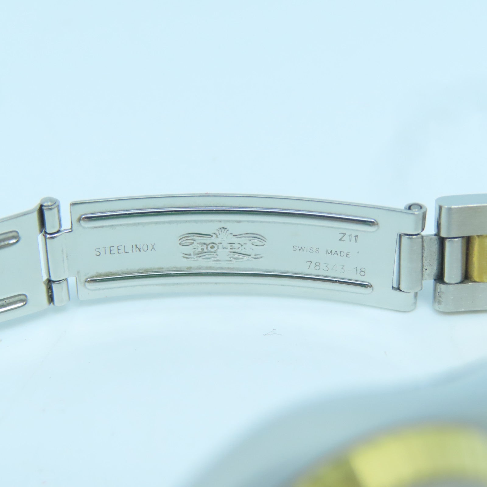 ROLEX 18K黃金/不鏽鋼Datejust手錶#15.75cm