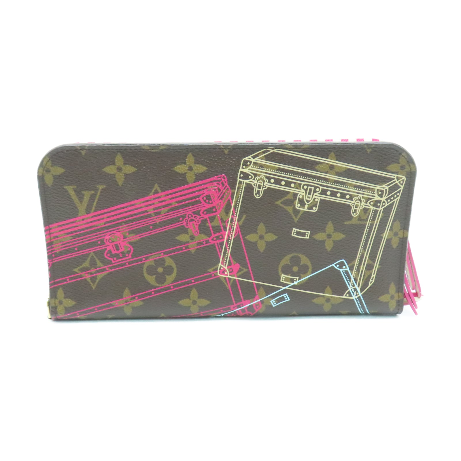 LOUIS VUITTON 【激減優惠】Monogram Long Wallet金扣長錢包棕色