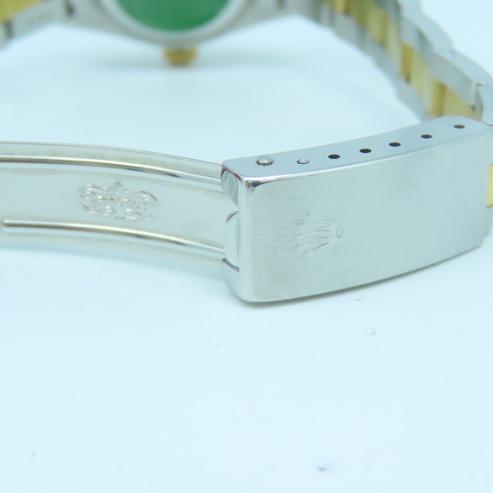 ROLEX 18K黃金/不鏽鋼Datejust手錶#15.75cm