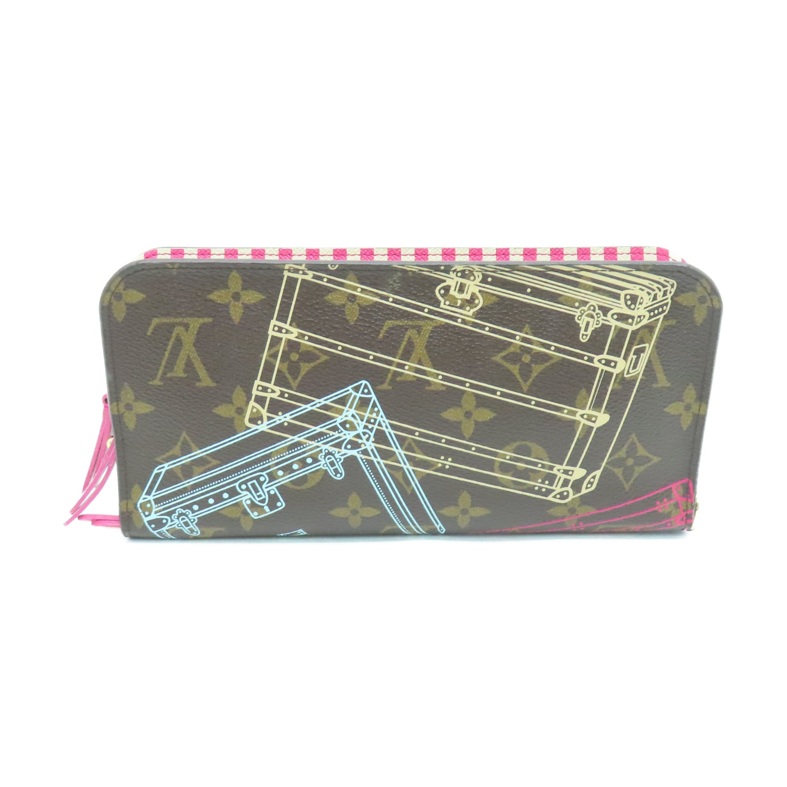 LOUIS VUITTON 【激減優惠】Monogram Long Wallet金扣長錢包棕色