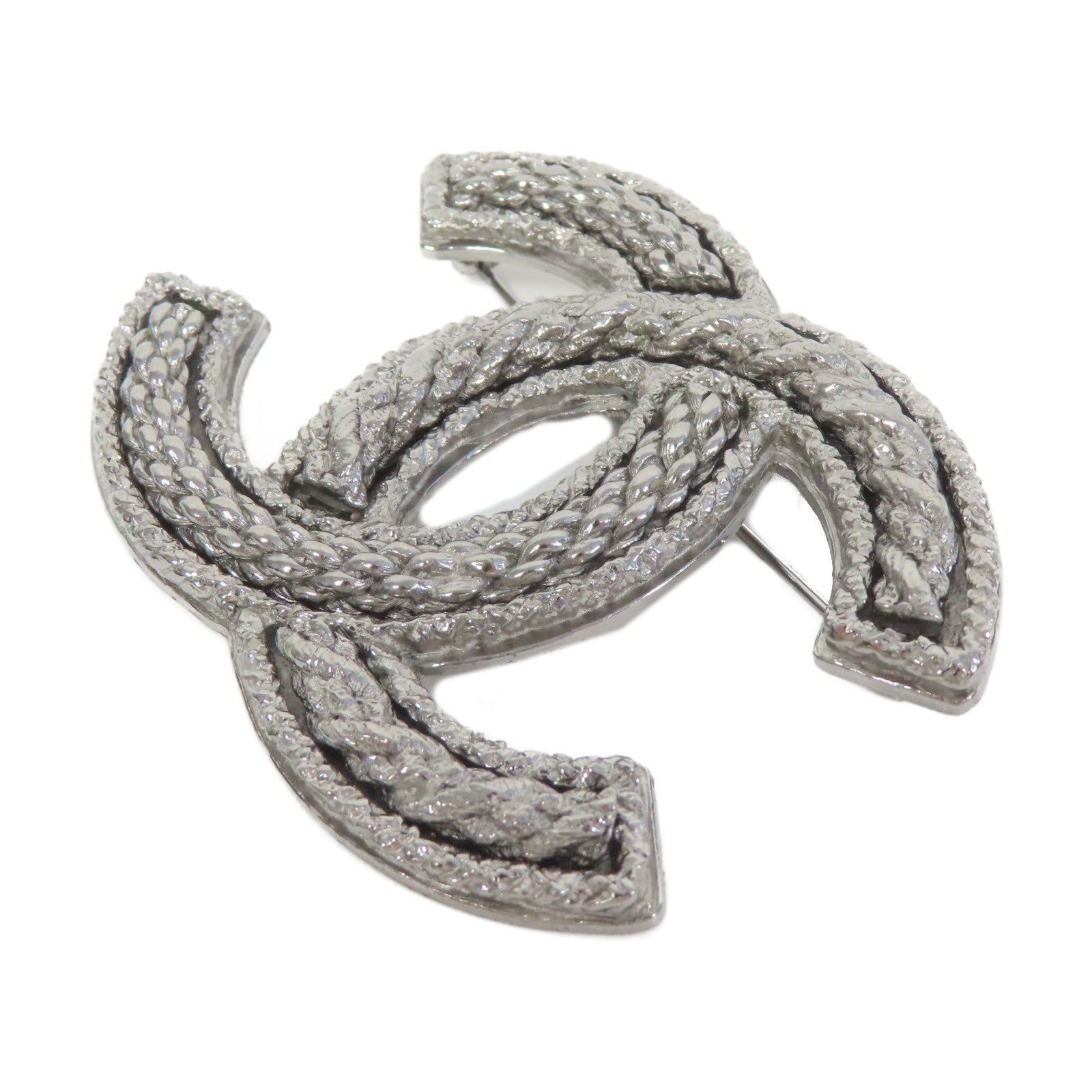 CHANEL 金屬Brooch胸針銀色