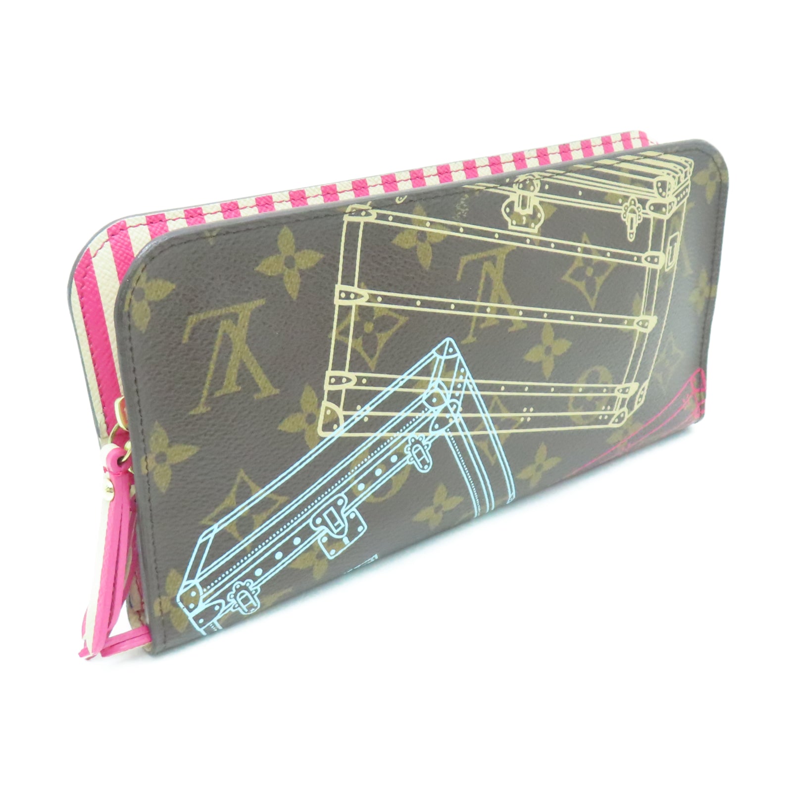 LOUIS VUITTON 【激減優惠】Monogram Long Wallet金扣長錢包棕色