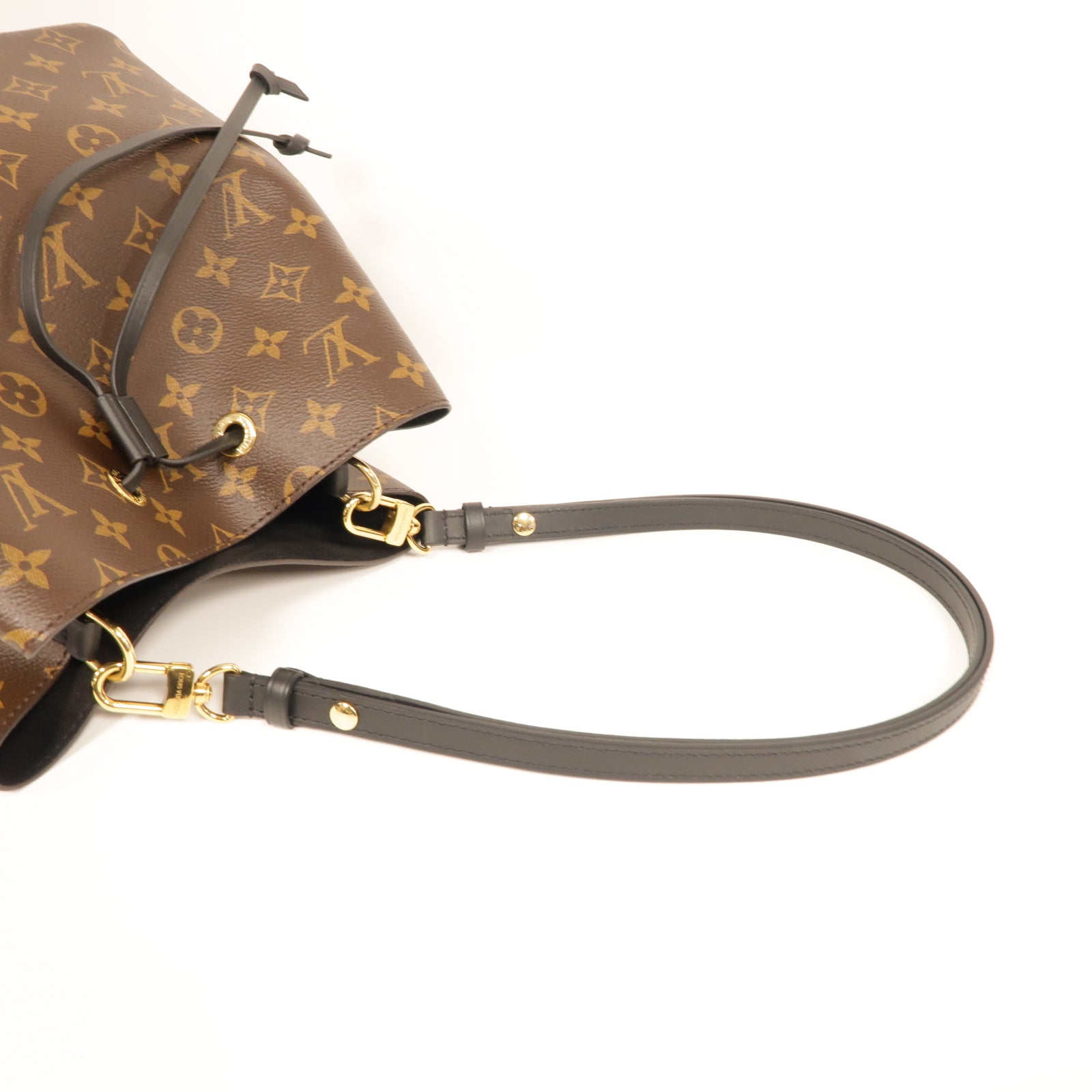 LOUIS VUITTON Monogram Neo Noe MM金扣肩背袋啡色