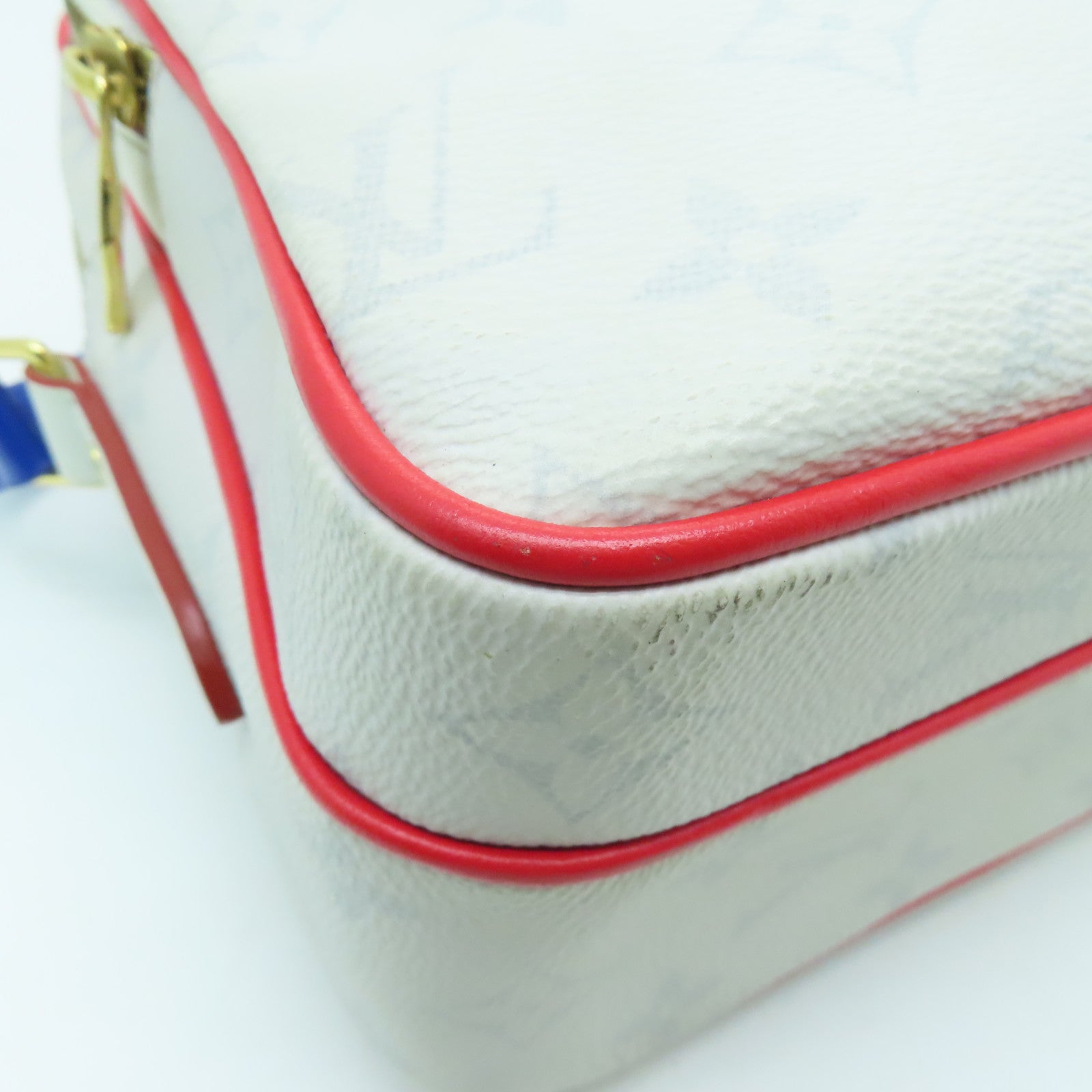 LOUIS VUITTON 【激減優惠】White Monogram NBA Nil金扣肩背袋白色