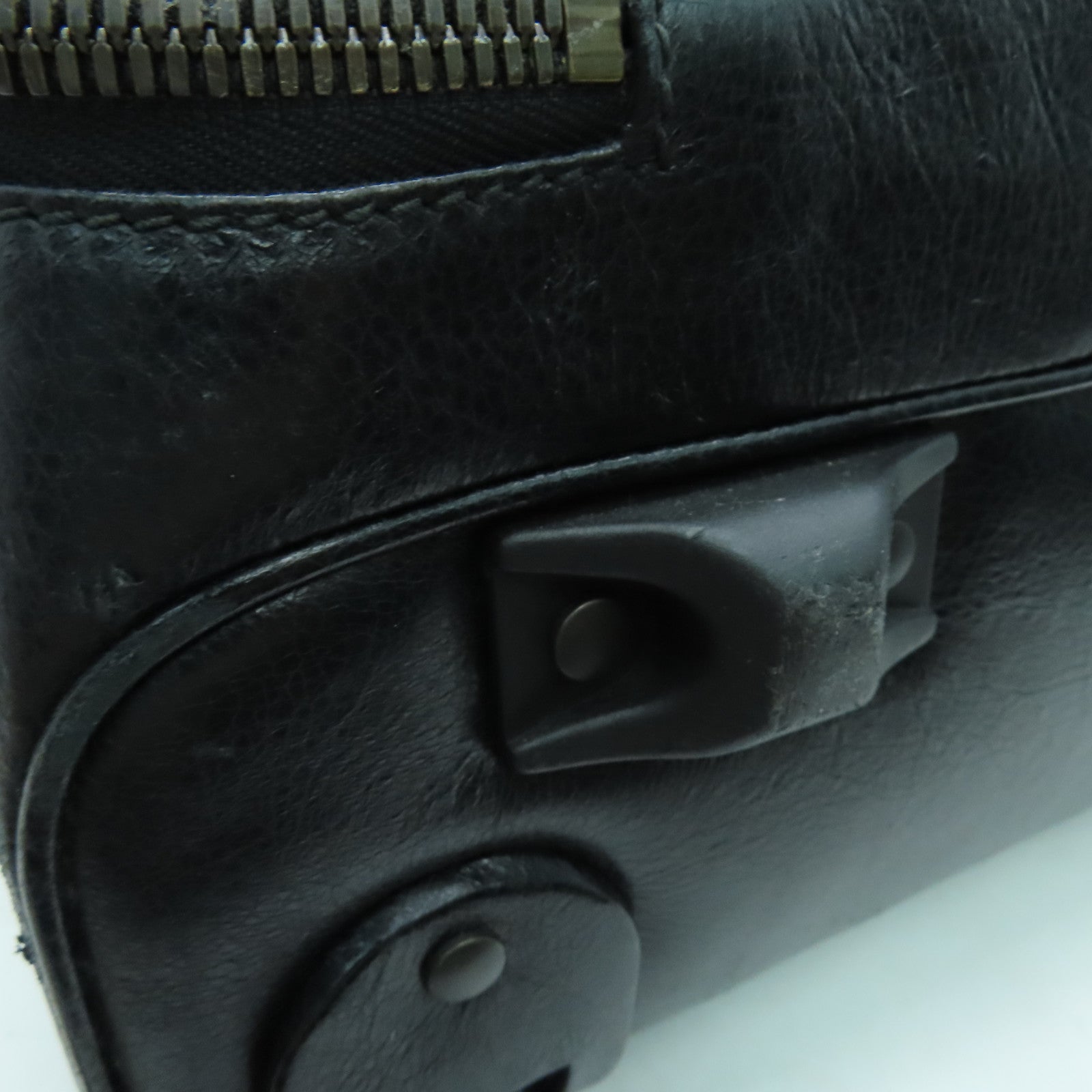 BALENCIAGA 【激減優惠】牛皮皮革Luggage行李箱黑色