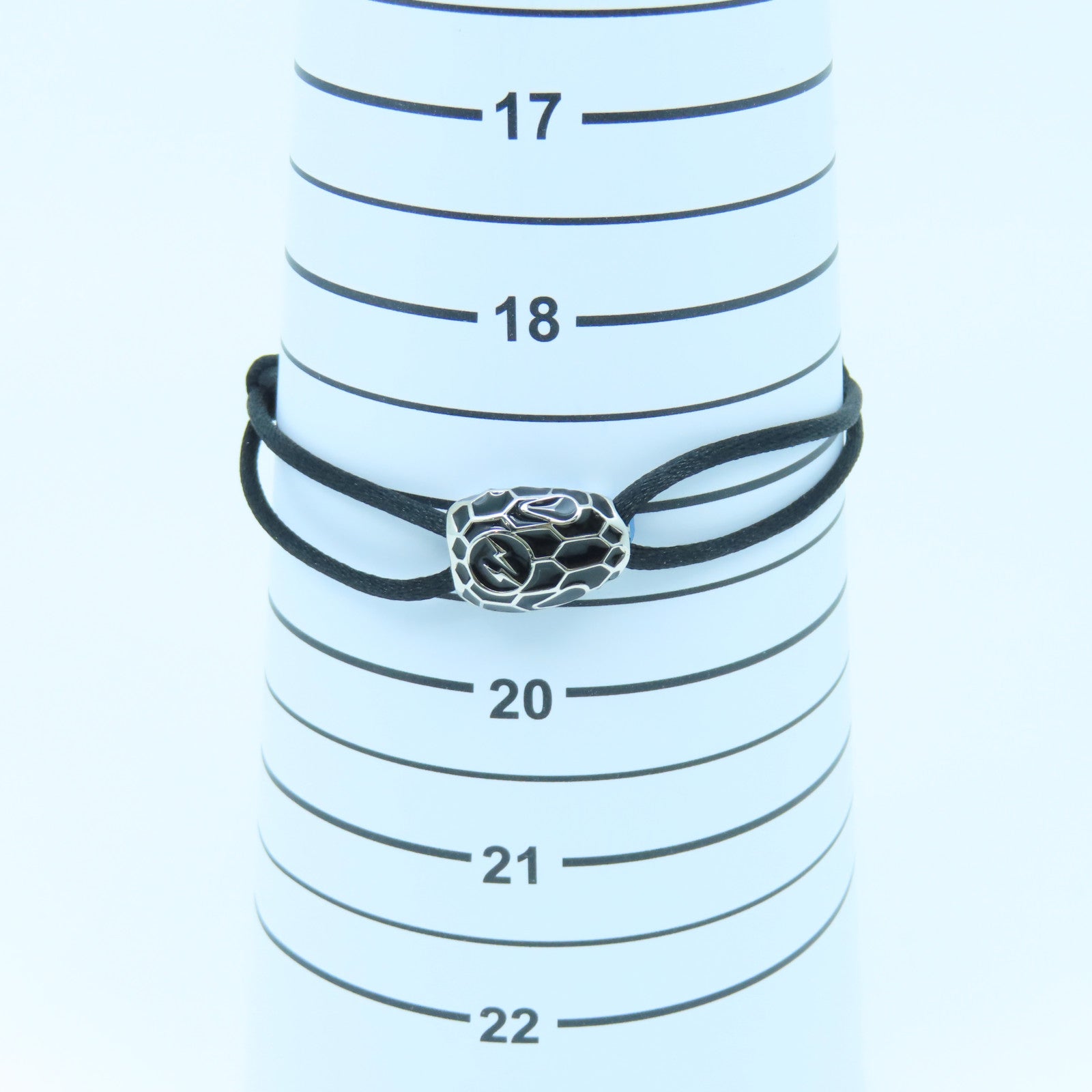 BVLGARI 丝质/金属Serpenti Forever Abu Bracelets手链黑色