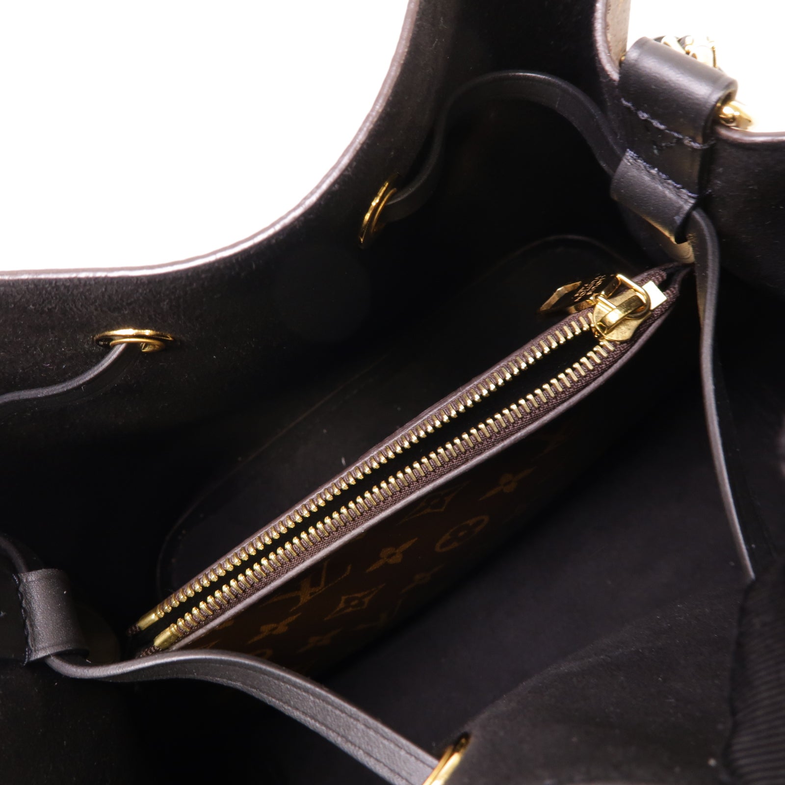 LOUIS VUITTON Monogram Neo Noe MM金扣肩背袋啡色