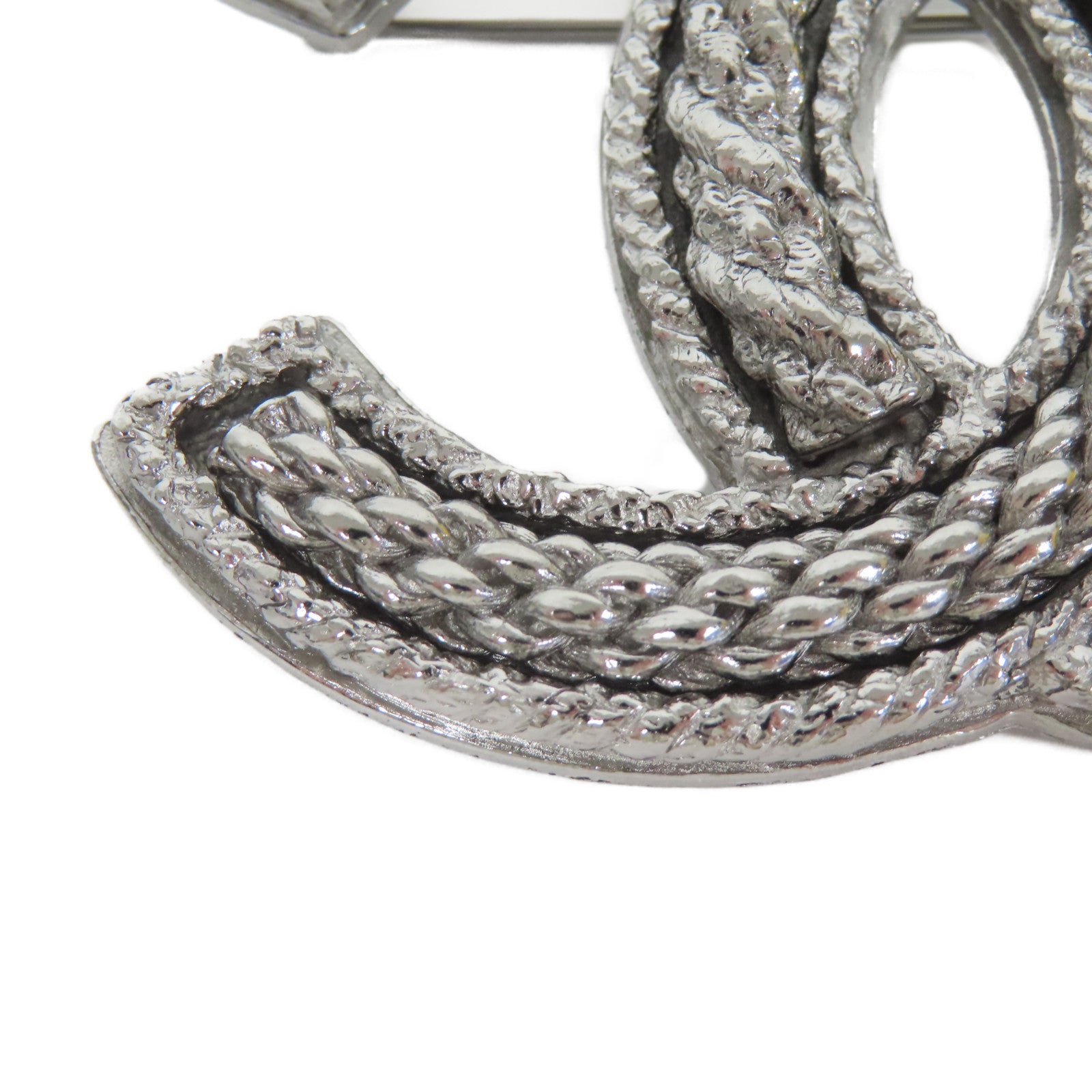 CHANEL 金屬Brooch胸針銀色