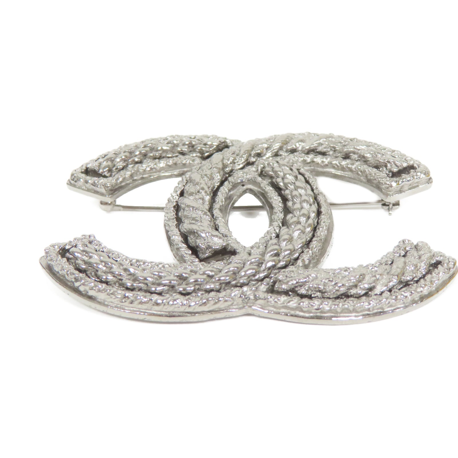 CHANEL 金屬Brooch胸針銀色