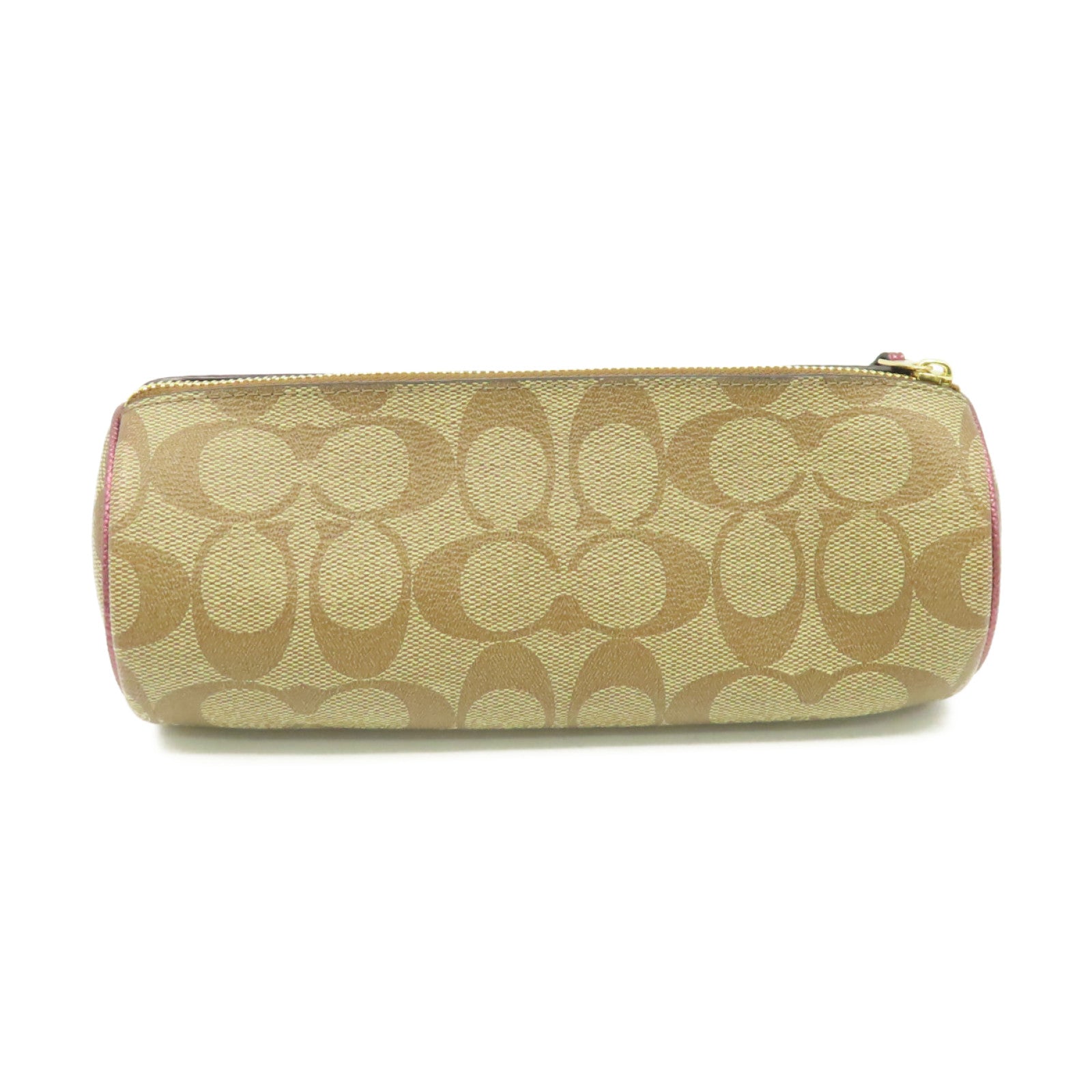 COACH 塗層帆布Pouch Set手拿包啡色