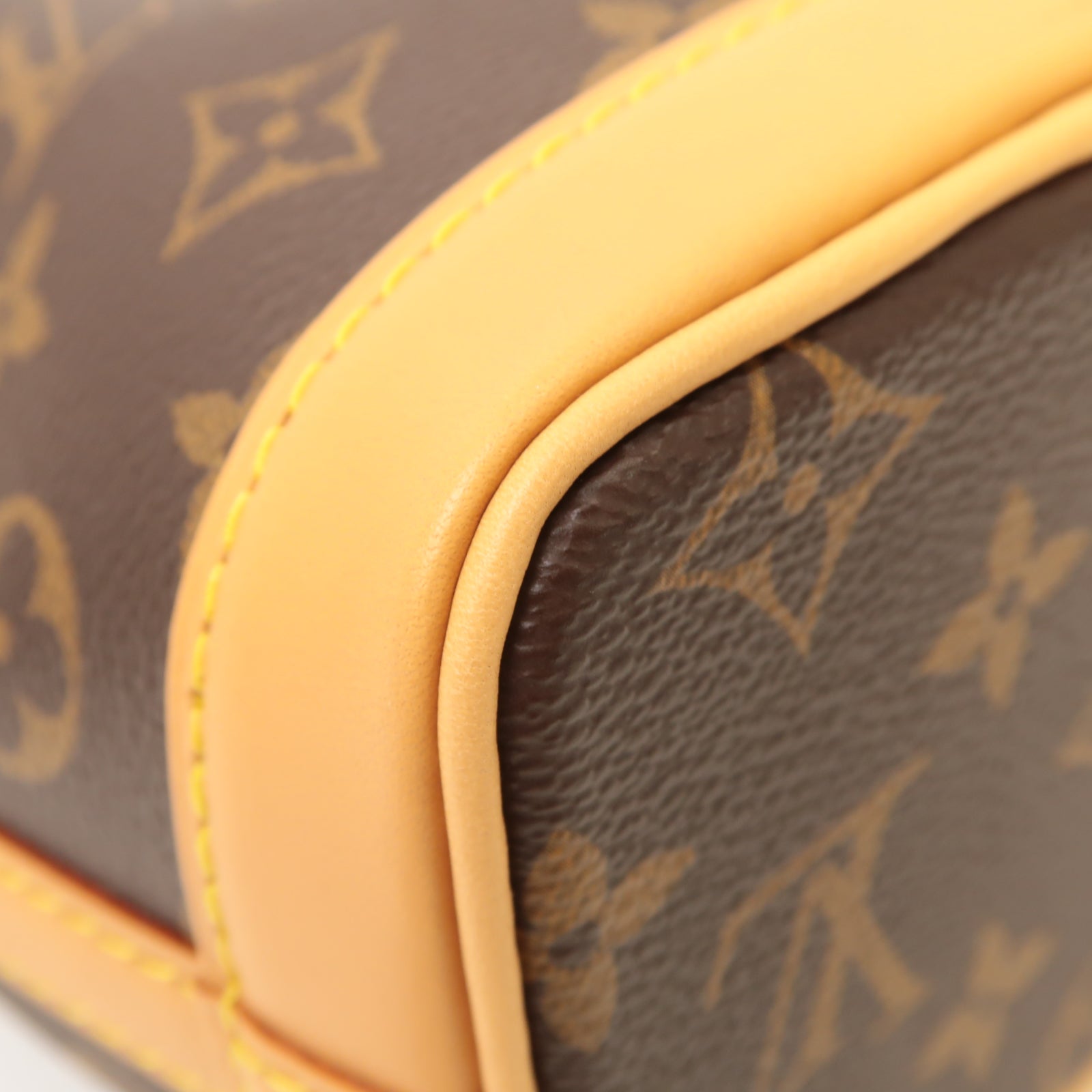 LOUIS VUITTON Monogram Nano Noe金扣手挽肩背兩用袋啡色
