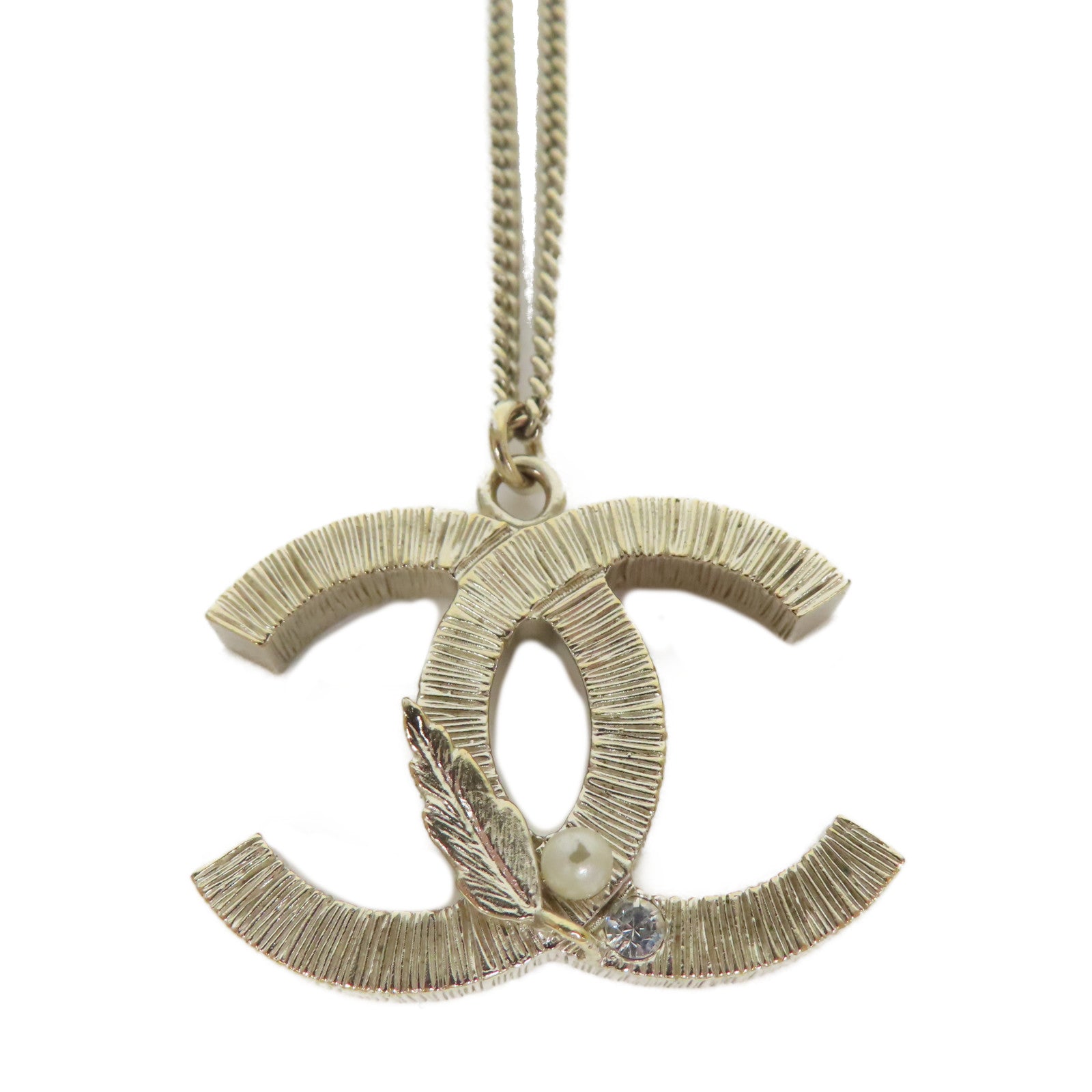 CHANEL 金屬Necklace項鍊金色